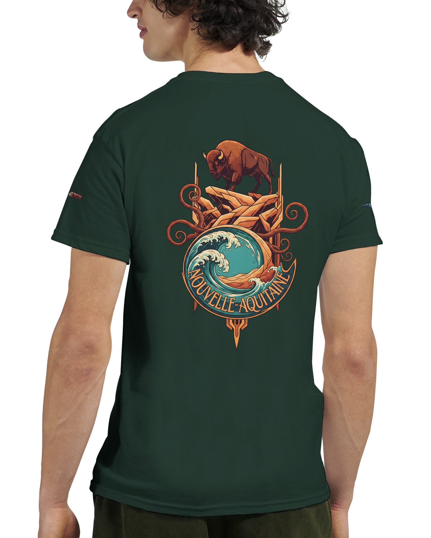 T-Shirt Neu-Aquitanien, dick, Rundhalsausschnitt | Gildan® 5000
