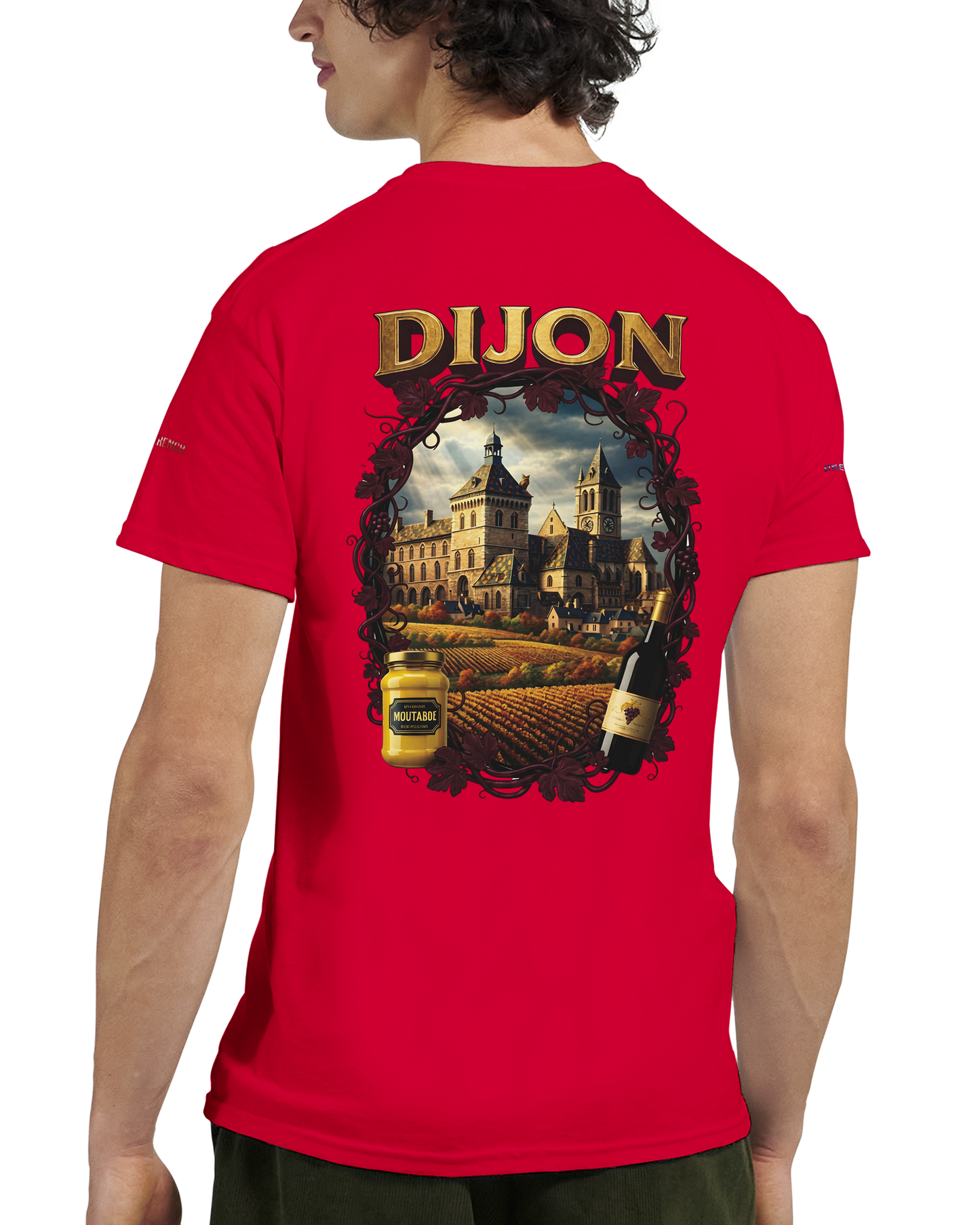 Unisex T-Shirt Dijon Stadt Frankreich dick Rundhals | Gildan® 5000