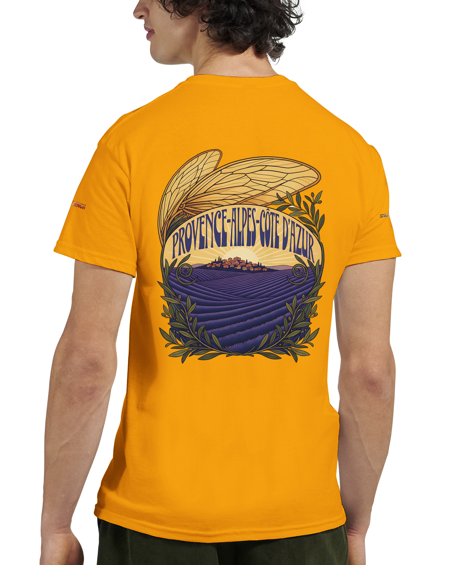 Unisex T-Shirt Provence-Alpes-Côte d'Azur, schwerer Rundhalsausschnitt | Gildan® 5000