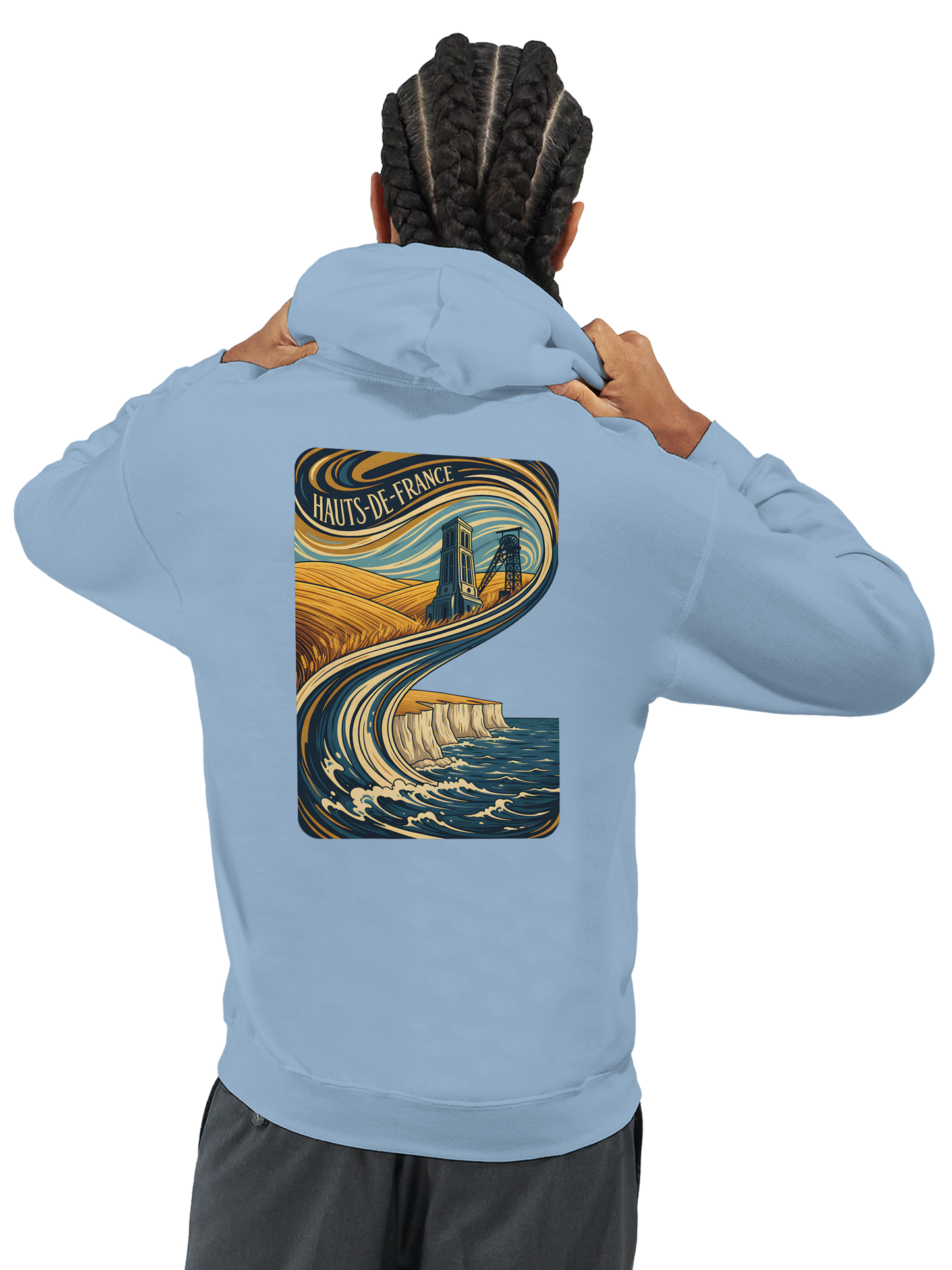 Klassischer Unisex-Hoodie von Top de France | Gildan® 18500