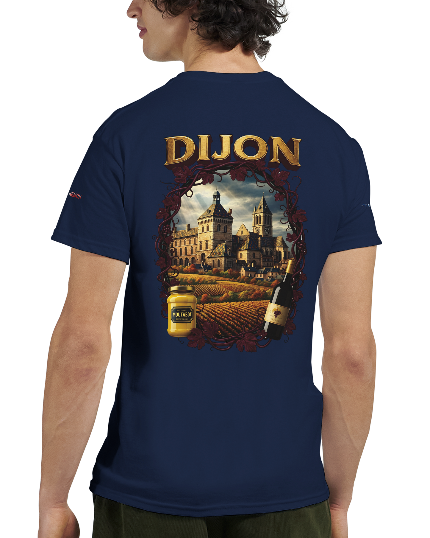 Unisex T-Shirt Dijon Stadt Frankreich dick Rundhals | Gildan® 5000