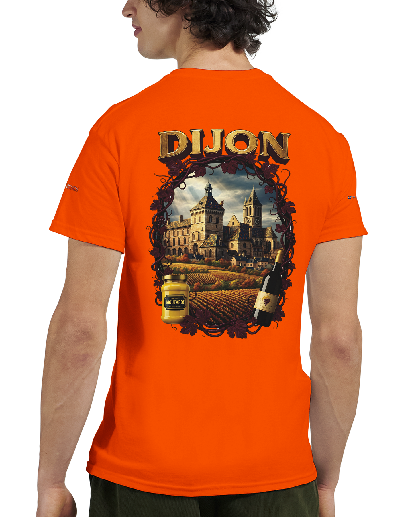Unisex T-Shirt Dijon Stadt Frankreich dick Rundhals | Gildan® 5000