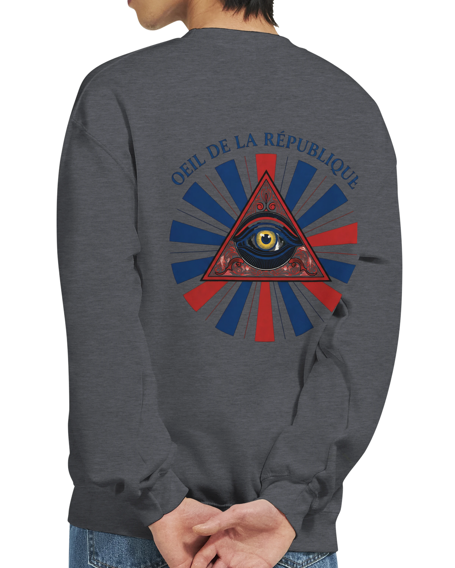 Men's Eye of the Republic Classic Crewneck Sweatshirt | Gildan® 18000