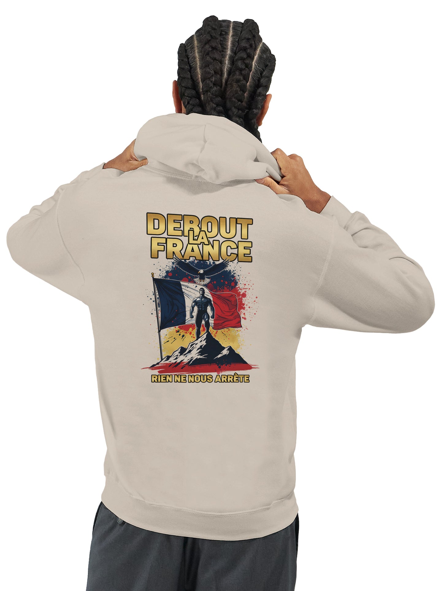 Steh auf, Frankreich, Kapuzenpullover klassisch | Gildan® 18500