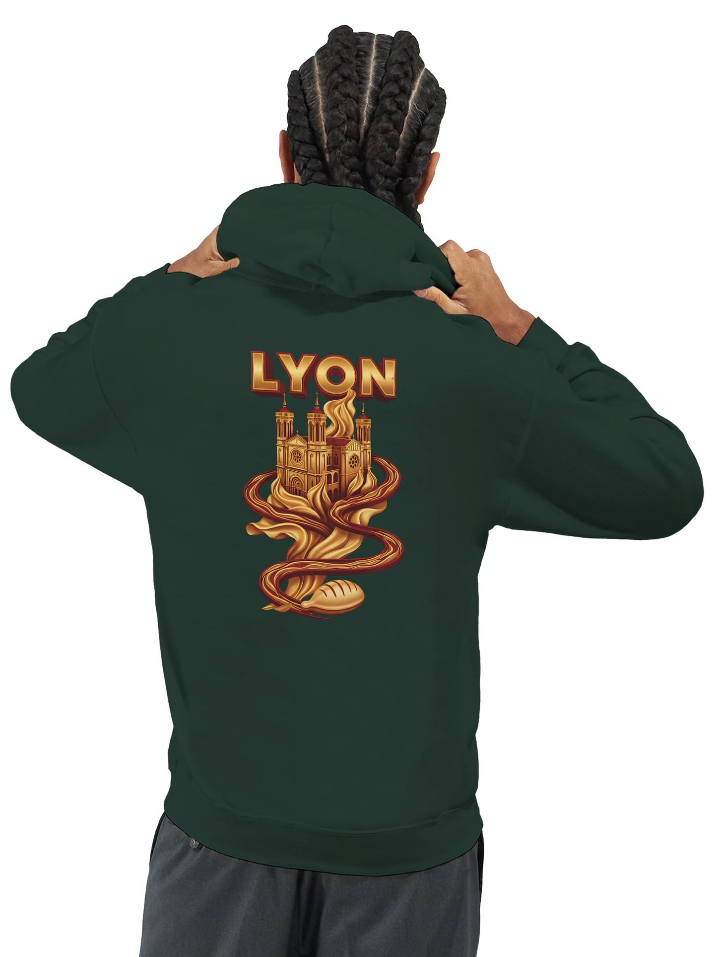 Unisex Hoodie Lyon France Classic | Gildan® 18500