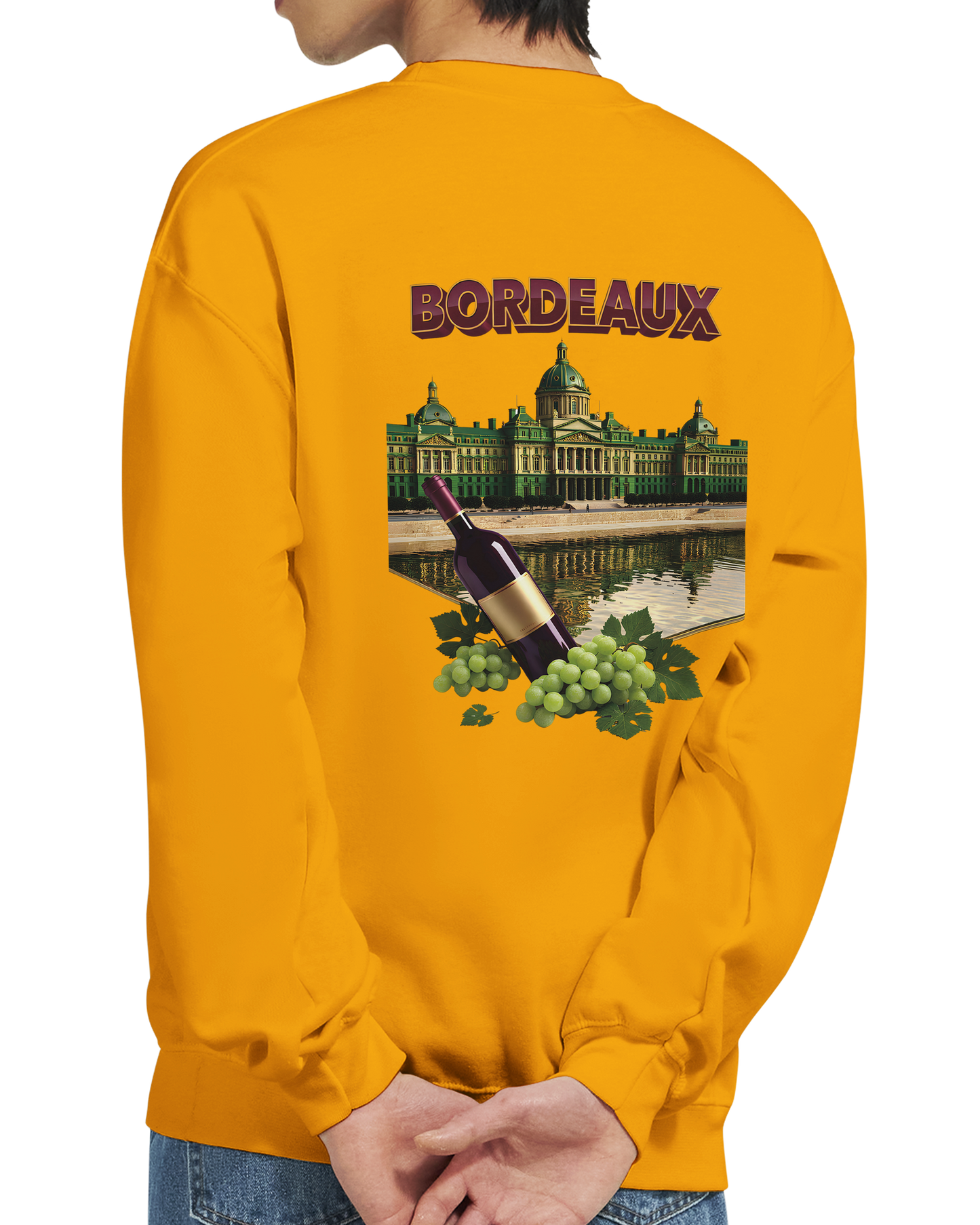 Unisex city burgundy classic crewneck sweatshirt | Gildan® 18000