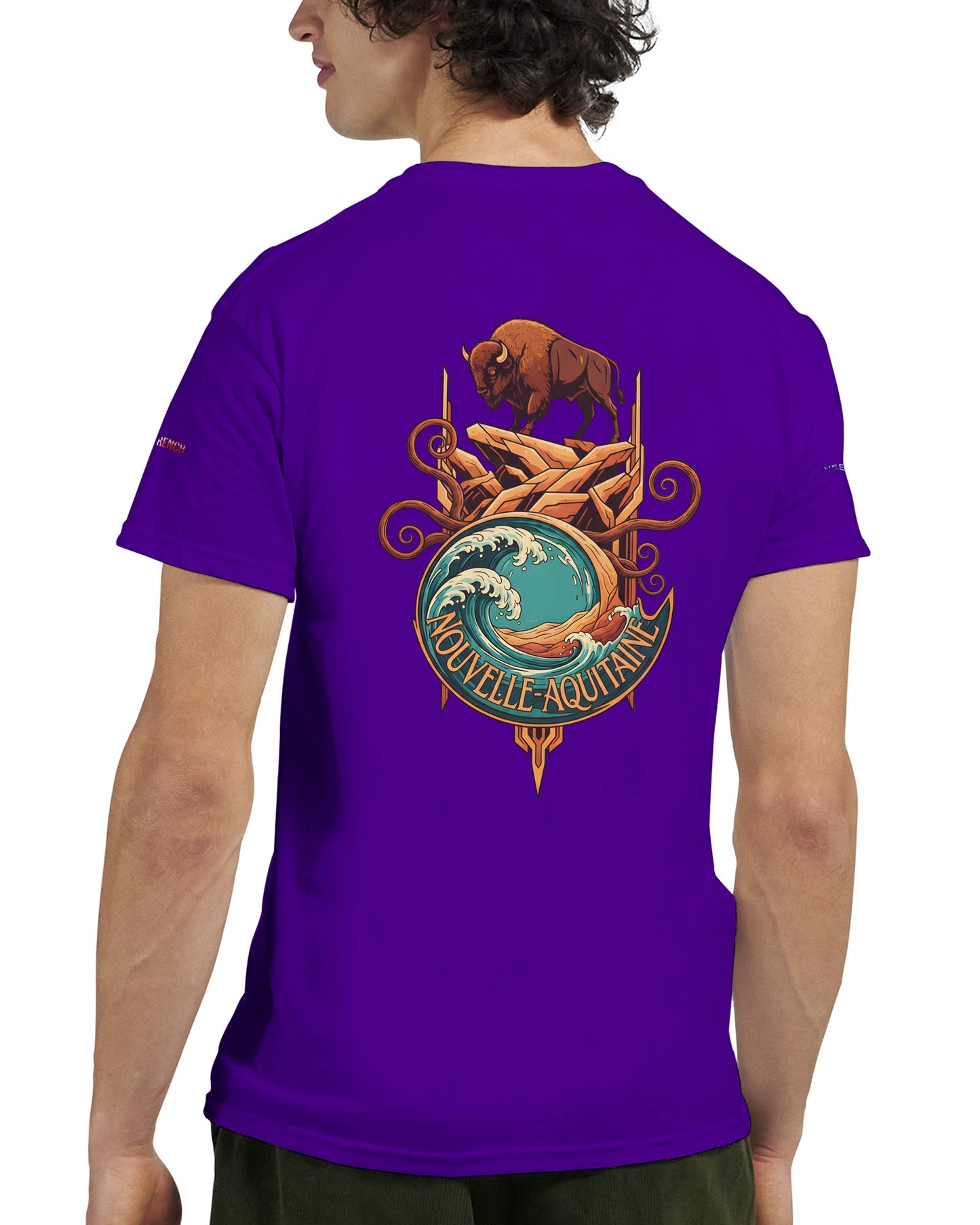 T-Shirt Neu-Aquitanien, dick, Rundhalsausschnitt | Gildan® 5000