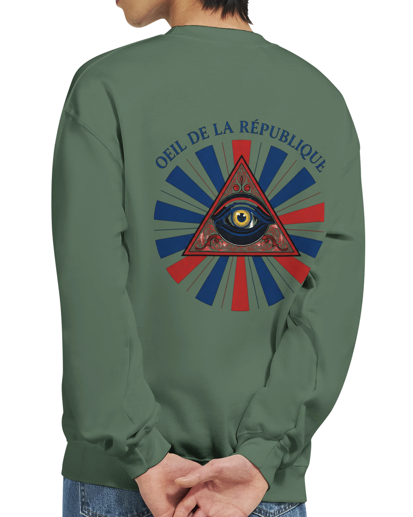 Men's Eye of the Republic Classic Crewneck Sweatshirt | Gildan® 18000