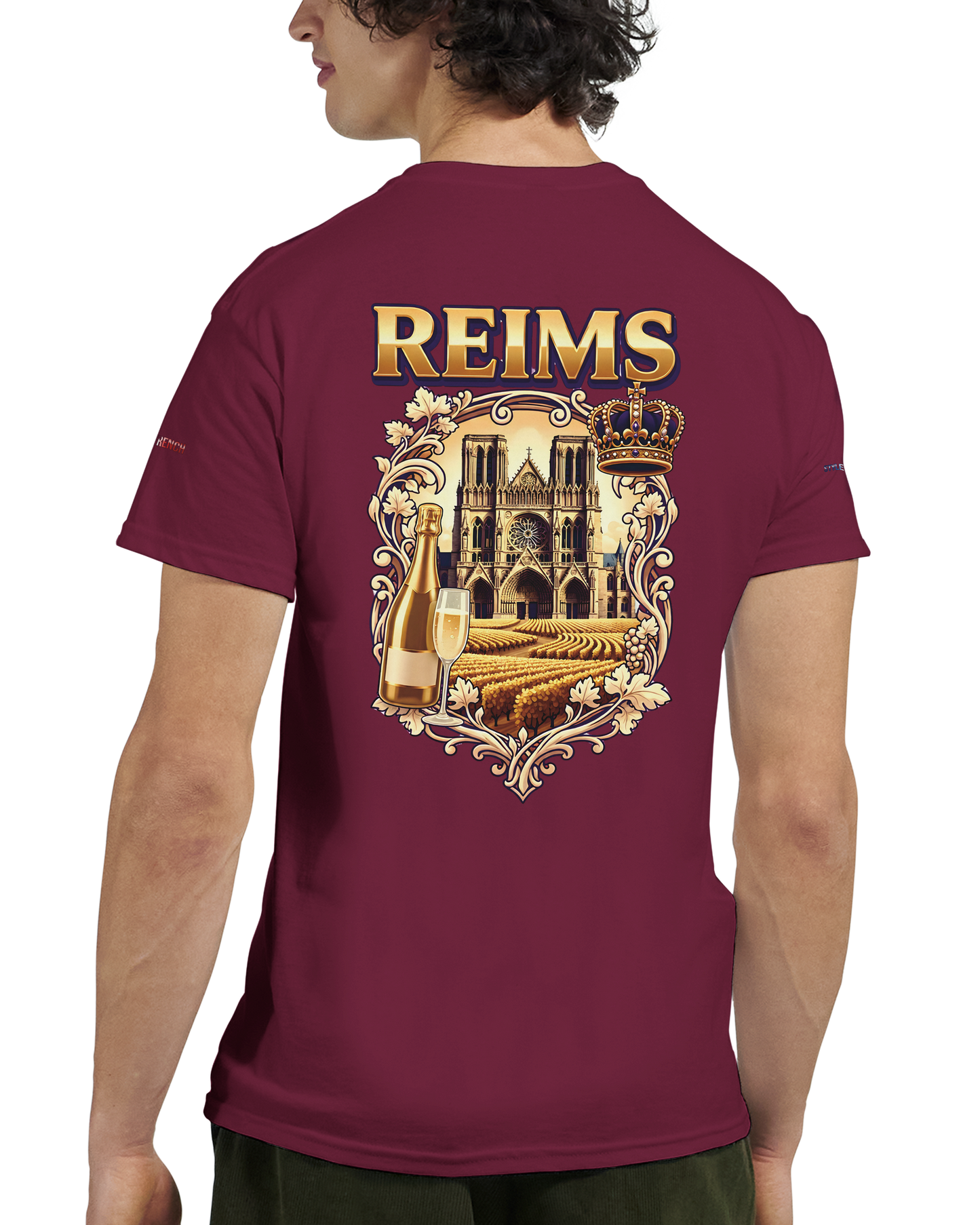 T-shirt Unisexe Reims - Ville de France - Coton Premium