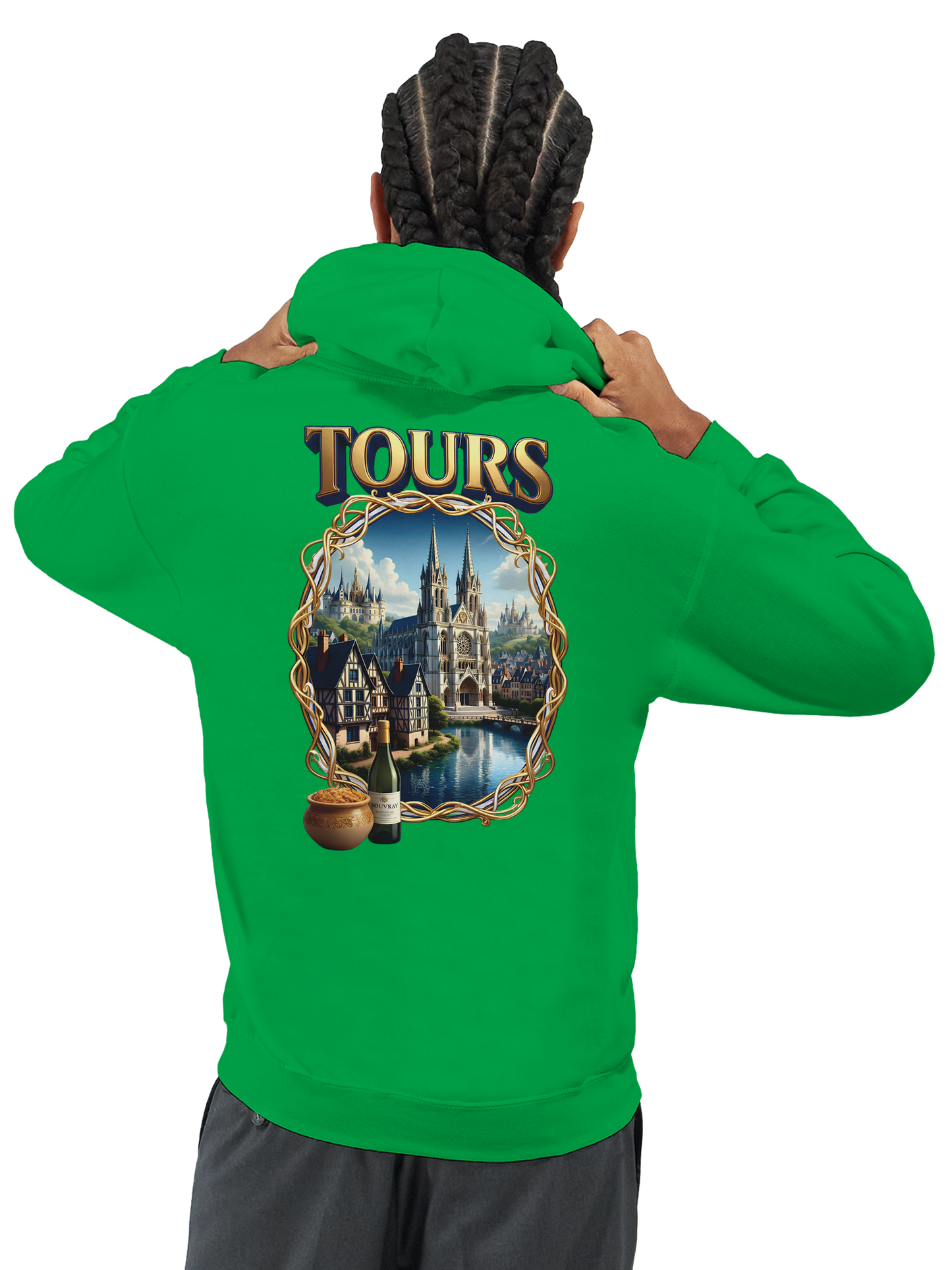 Unisex Tours city of France classic hoodie | Gildan® 18500