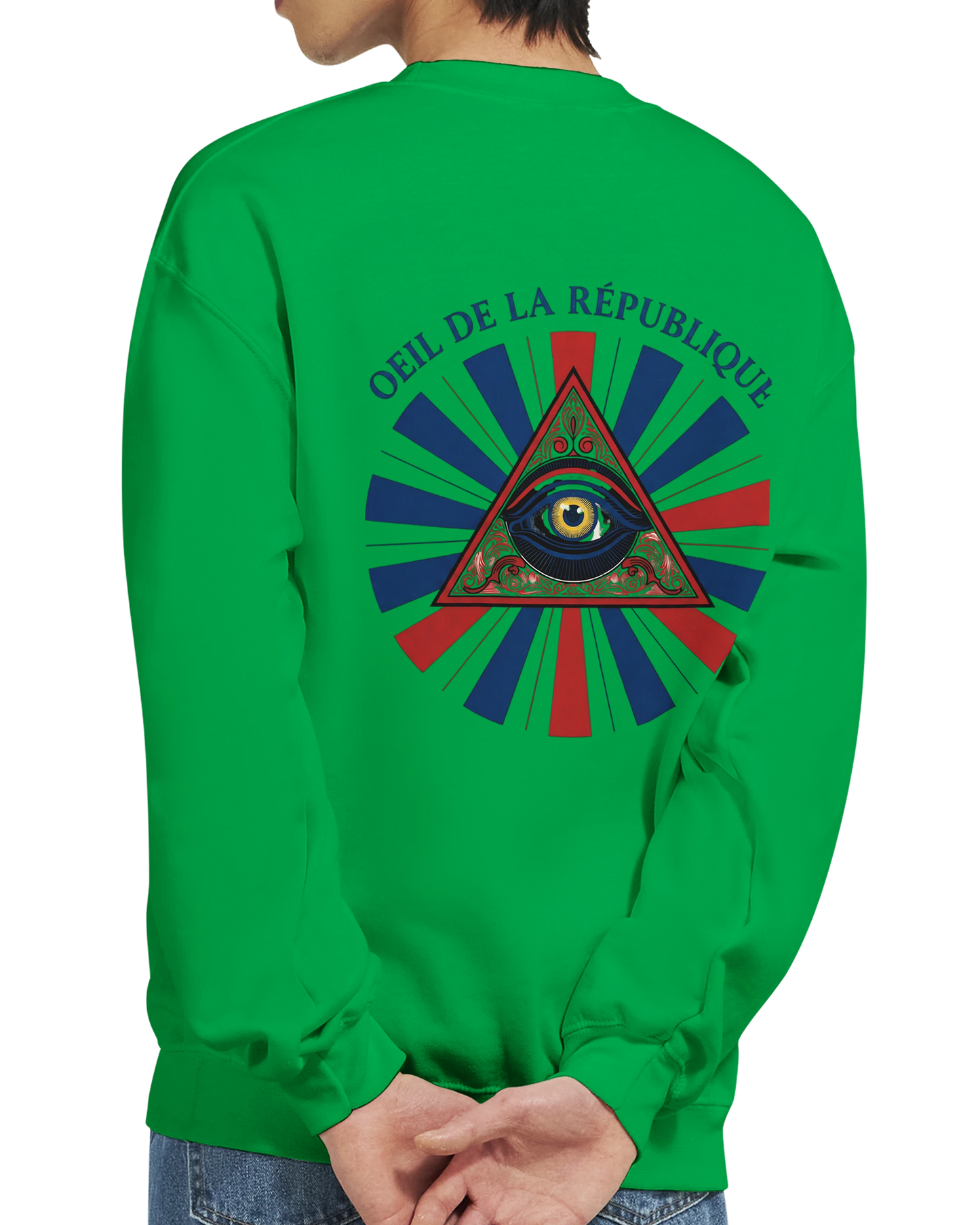 Men's Eye of the Republic Classic Crewneck Sweatshirt | Gildan® 18000