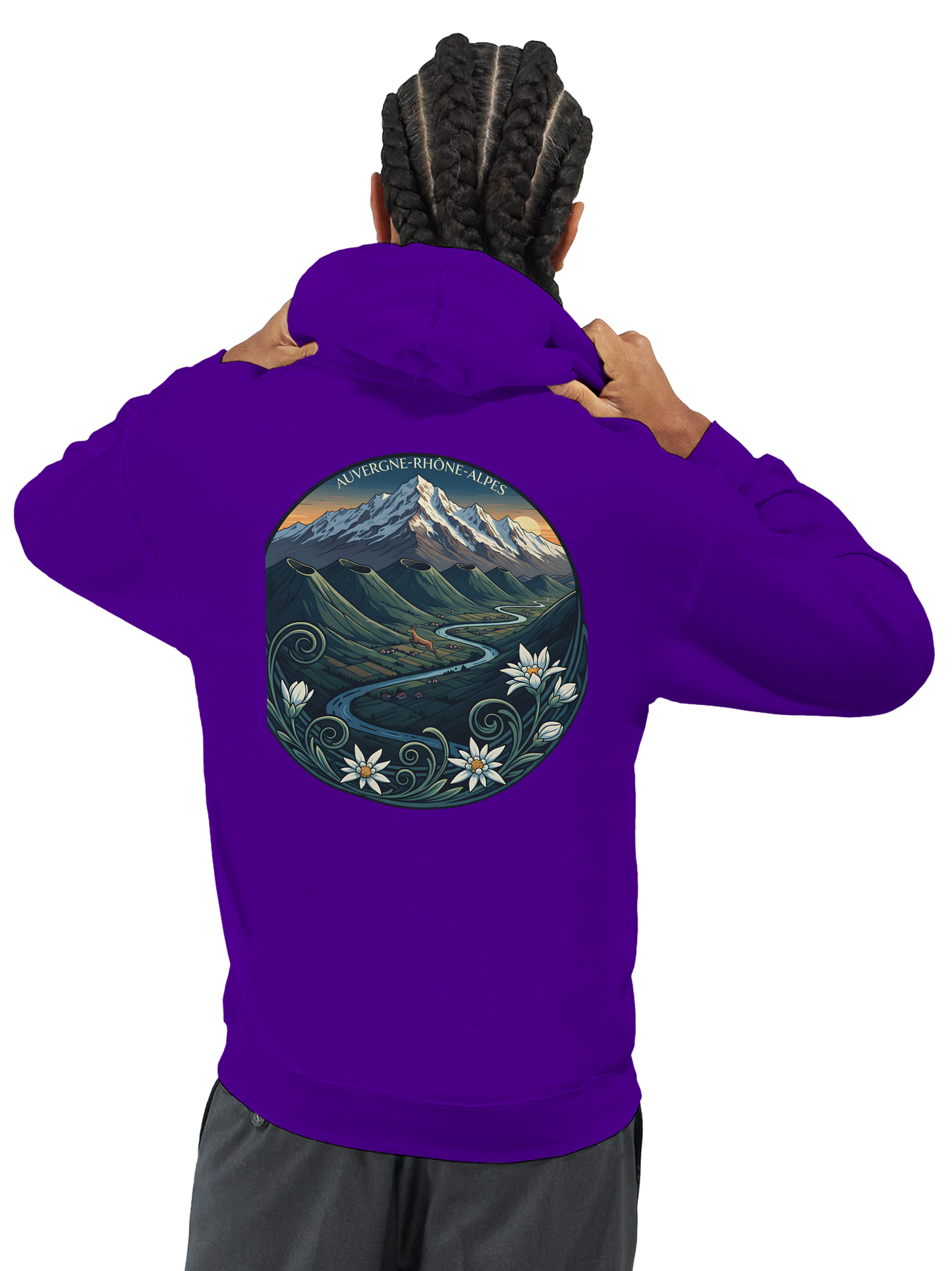 Klassischer Unisex-Kapuzenpullover Auvergne-Rhône-Alpes | Gildan® 18500