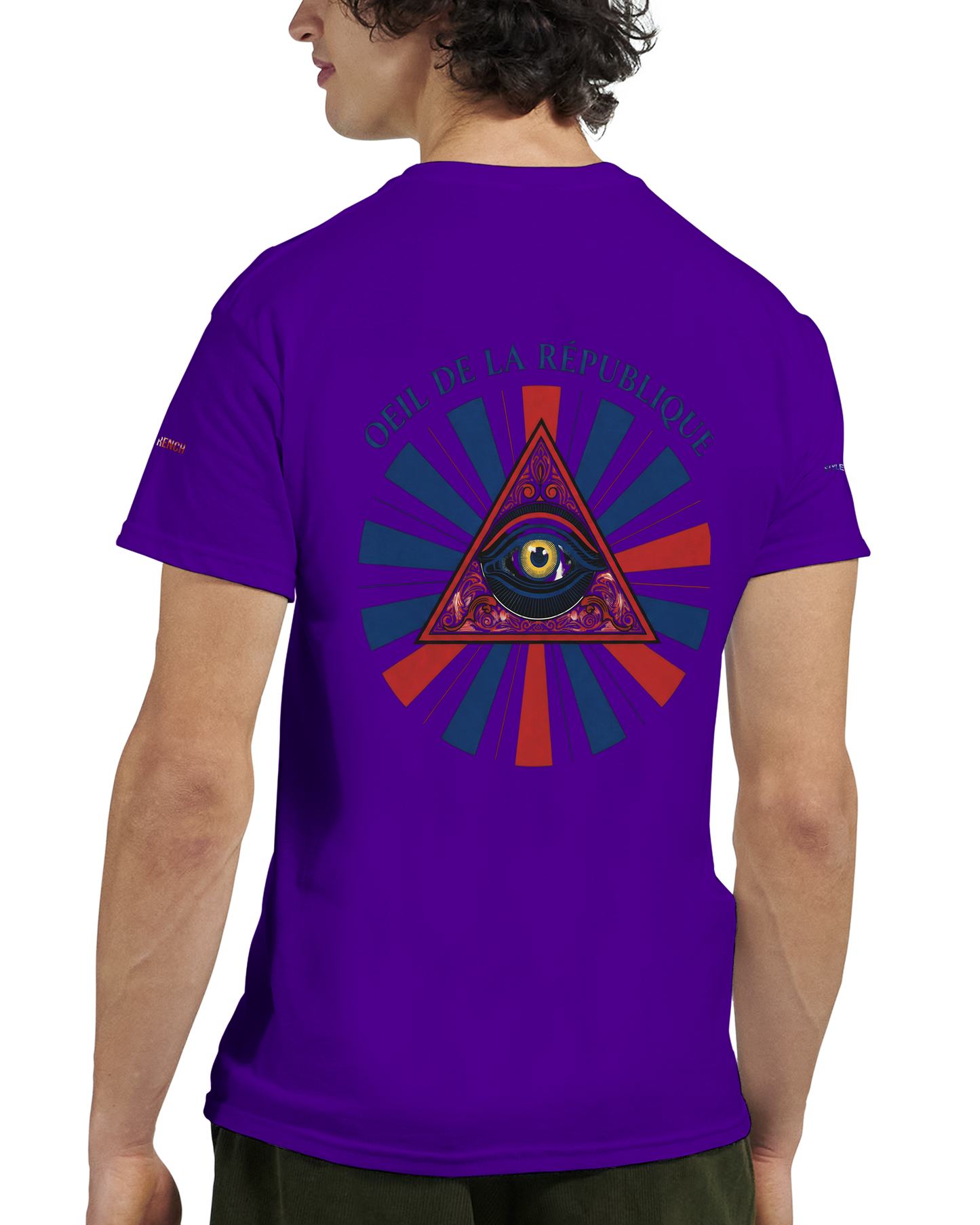 Men's Republic Eye T-Shirt Heavy Crewneck | Gildan® 5000