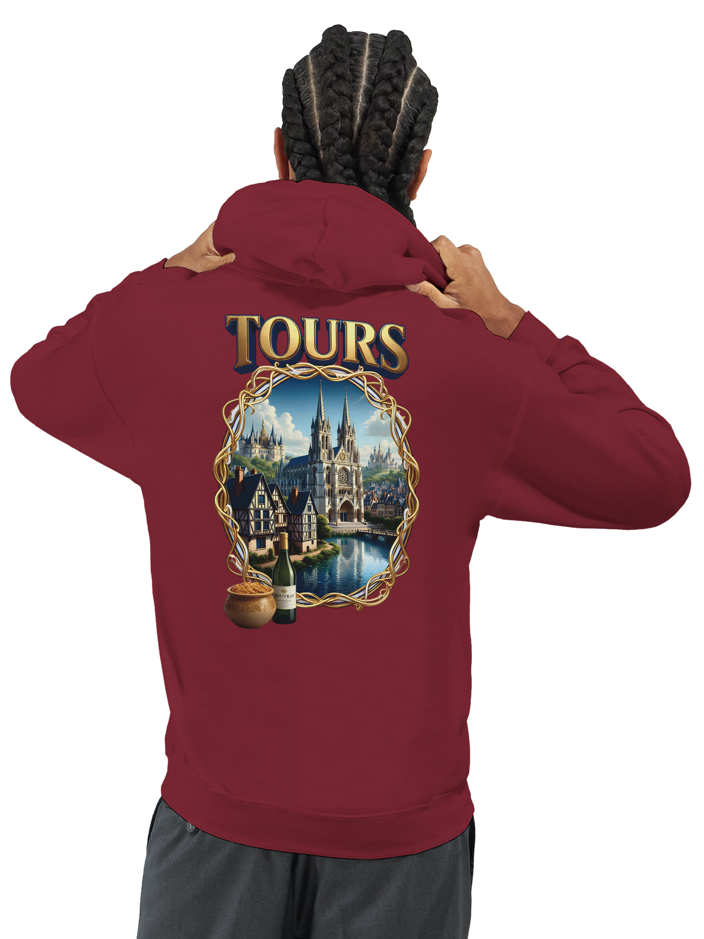 Unisex Tours city of France classic hoodie | Gildan® 18500