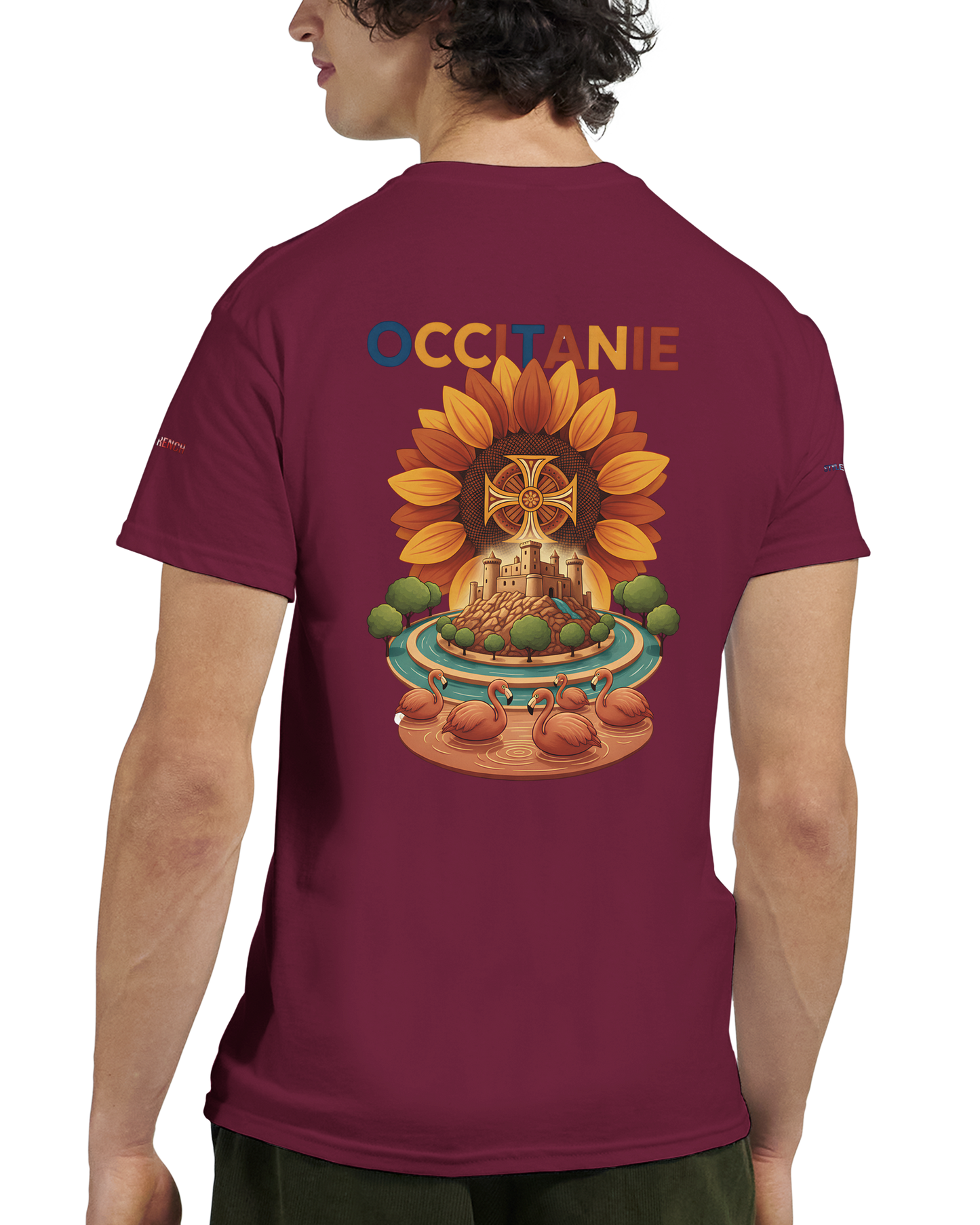 Unisex Occitania T-Shirt, dick, Rundhalsausschnitt | Gildan® 5000