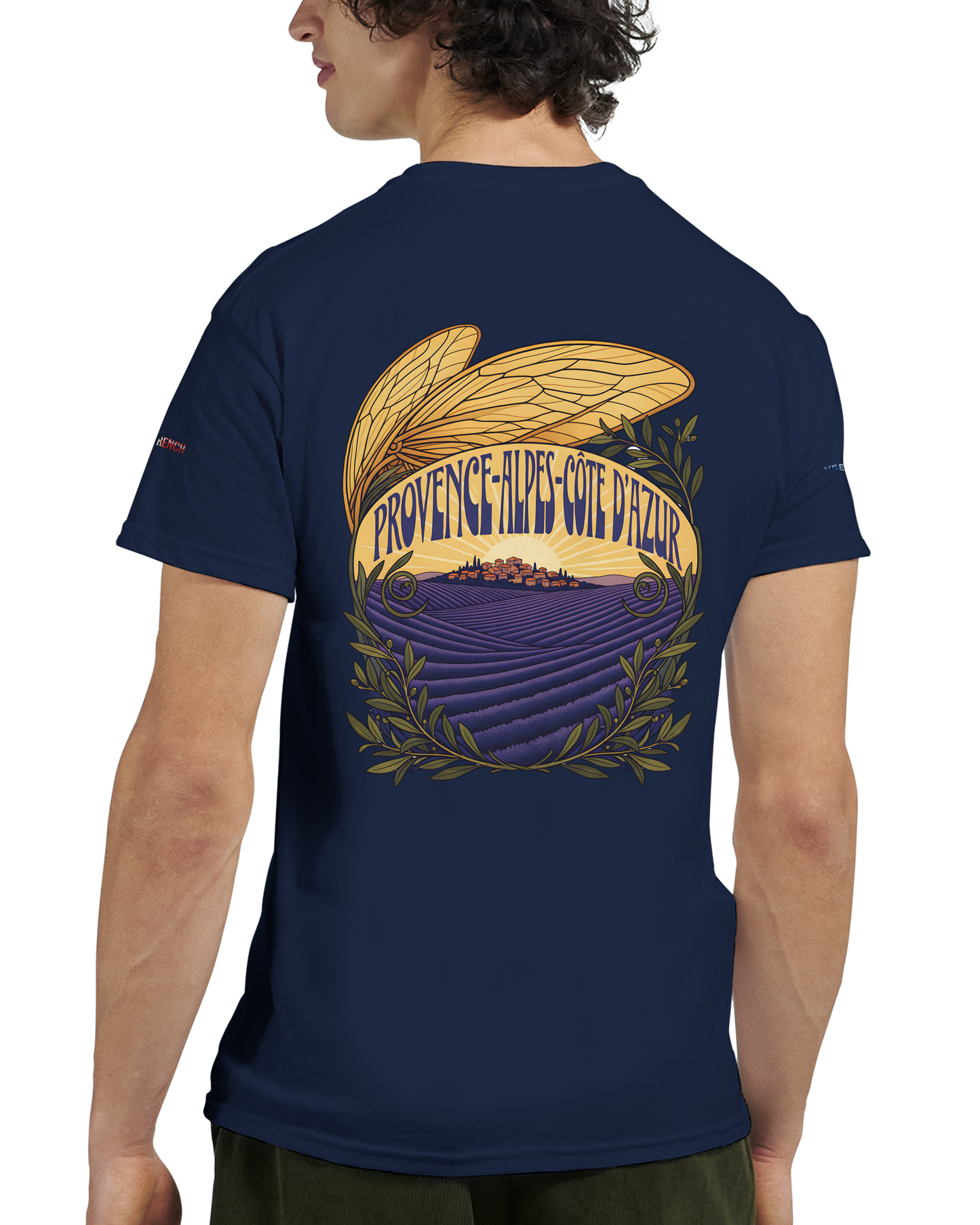 Unisex T-Shirt Provence-Alpes-Côte d'Azur, schwerer Rundhalsausschnitt | Gildan® 5000