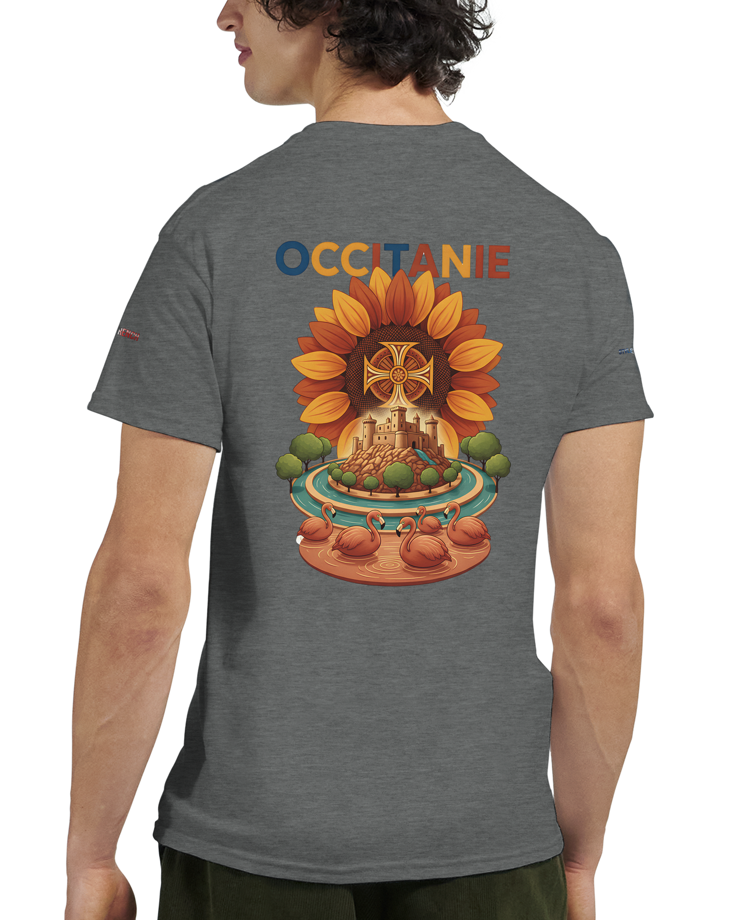Unisex Occitania T-Shirt, dick, Rundhalsausschnitt | Gildan® 5000