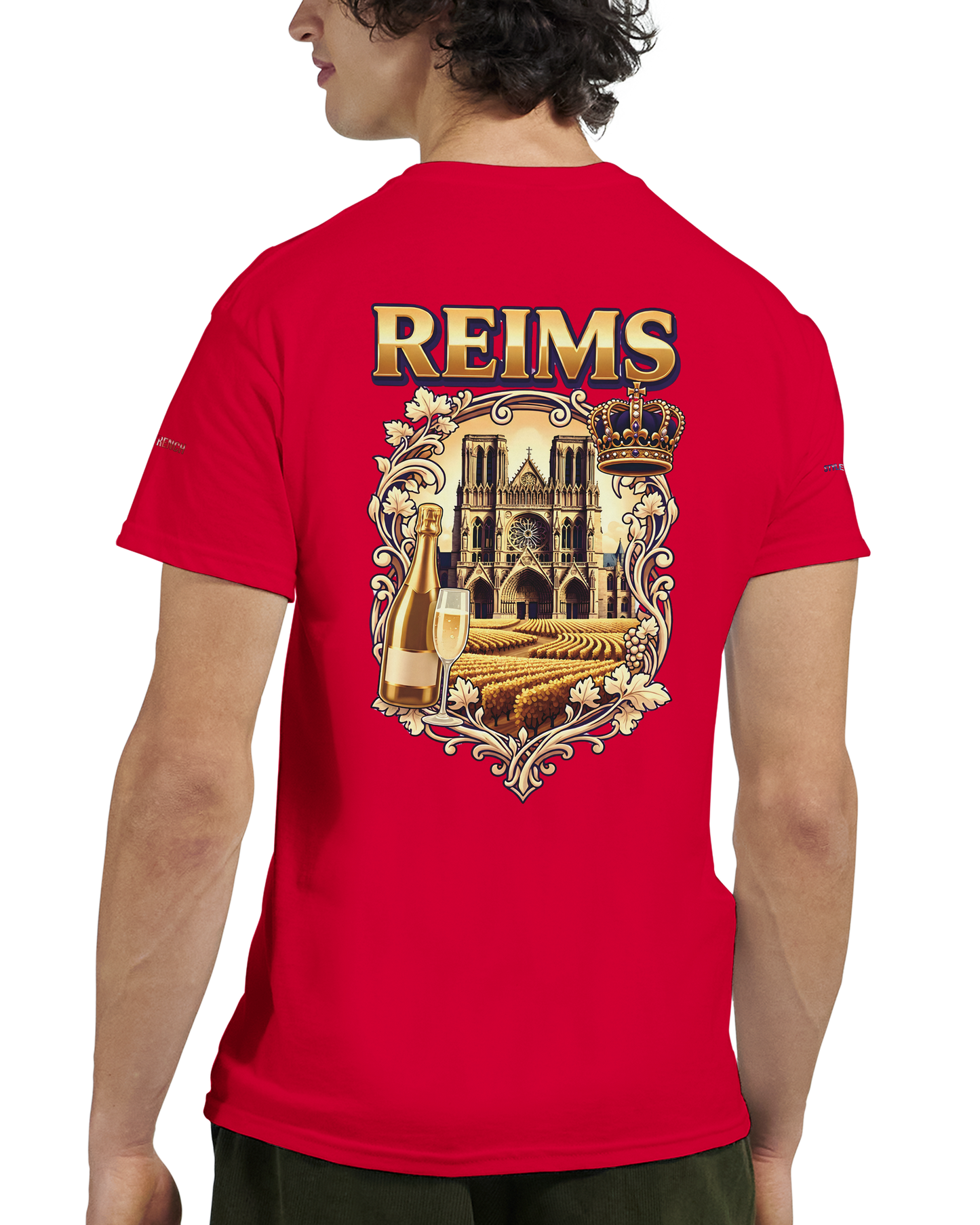 T-shirt Unisexe Reims - Ville de France - Coton Premium