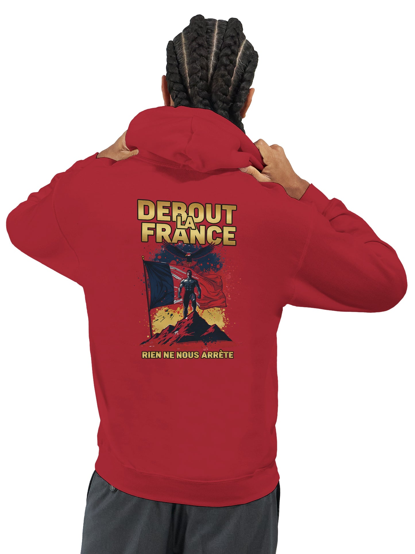 Steh auf, Frankreich, Kapuzenpullover klassisch | Gildan® 18500