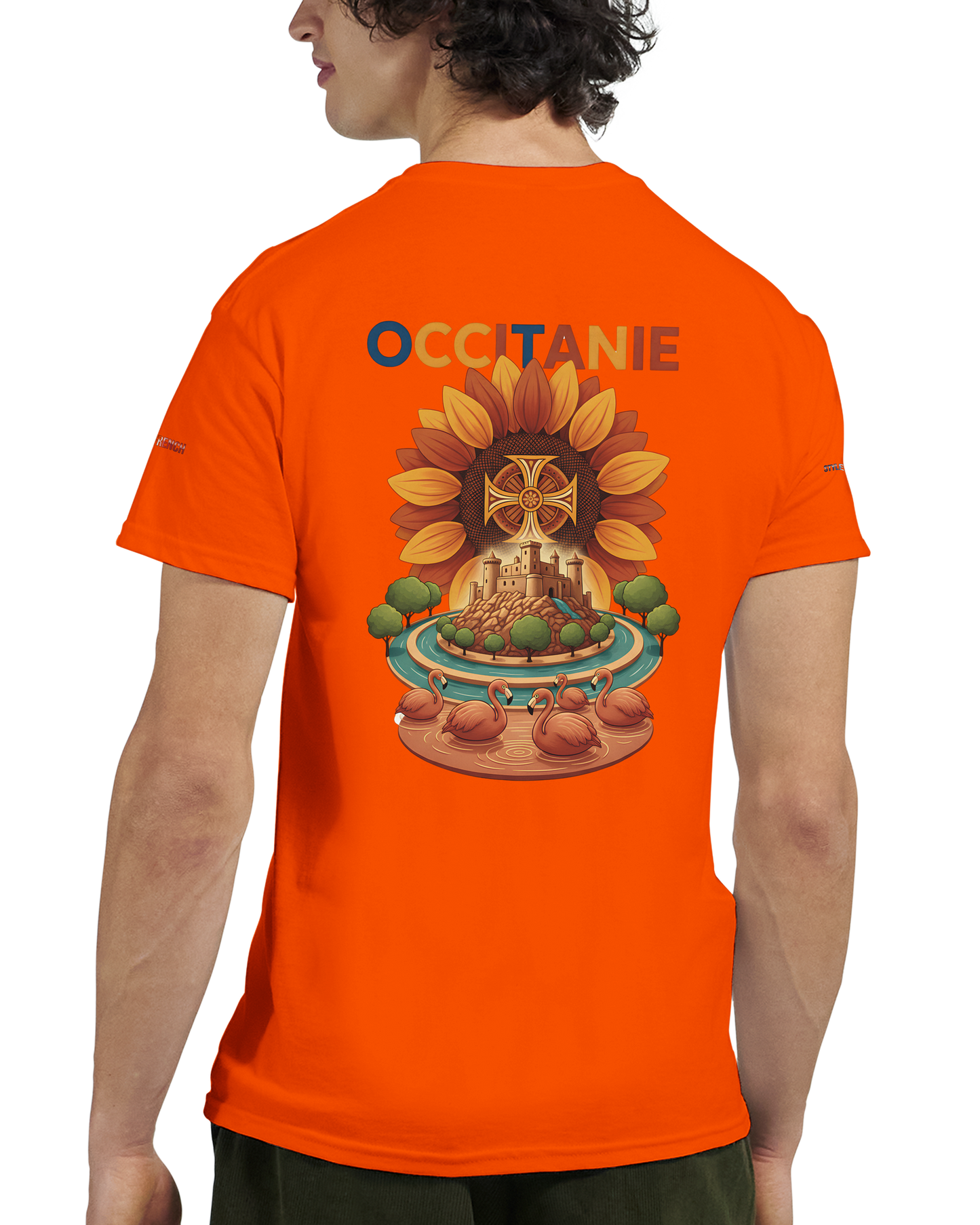 Unisex Occitania T-Shirt, dick, Rundhalsausschnitt | Gildan® 5000
