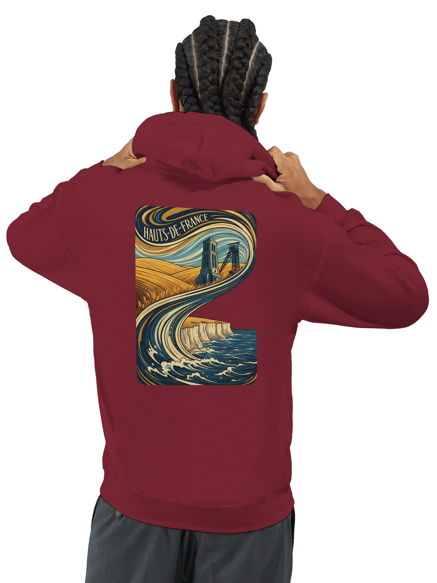 Klassischer Unisex-Hoodie von Top de France | Gildan® 18500