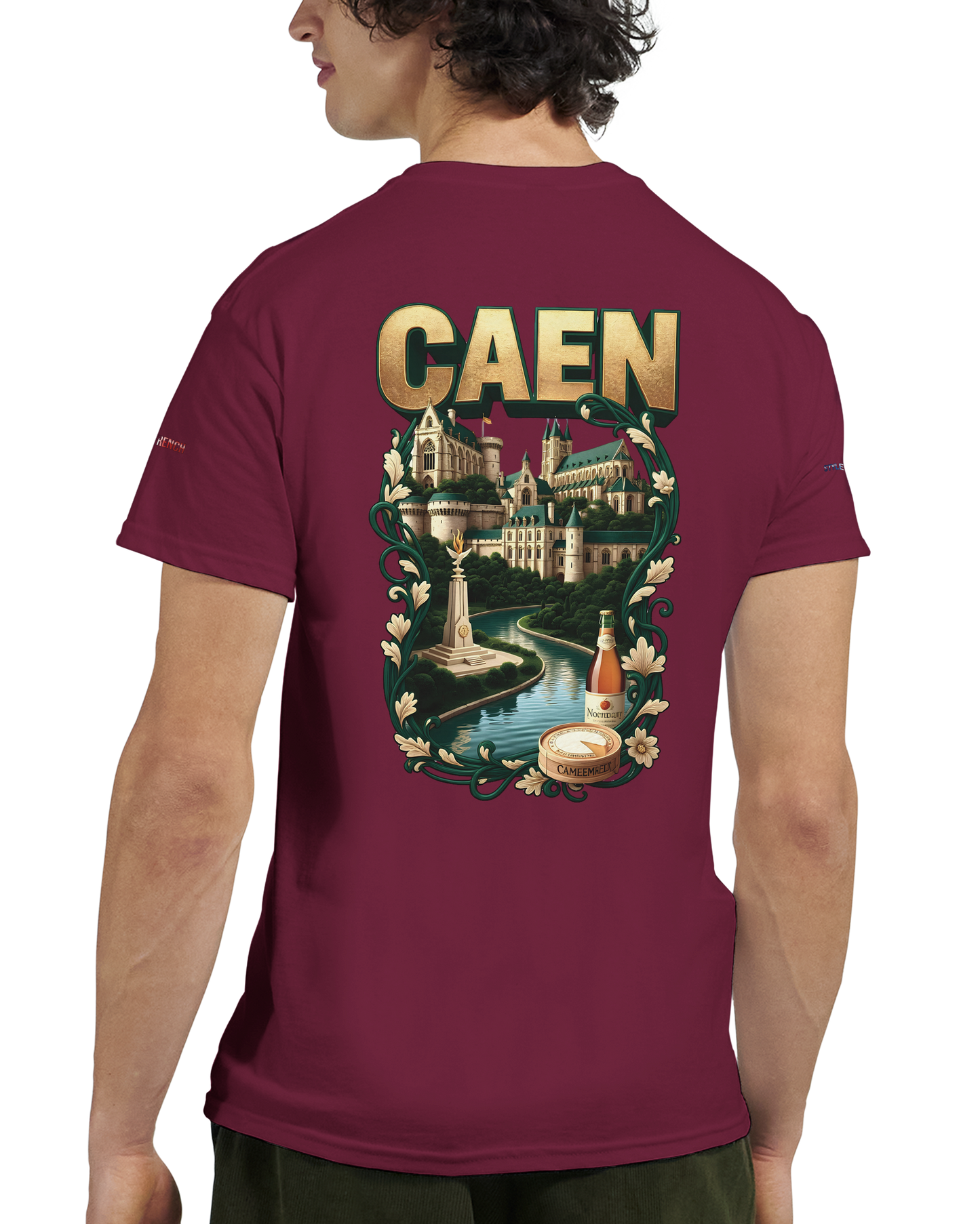 Unisex-T-Shirt Caen Stadt in Frankreich | Gildan® 5000