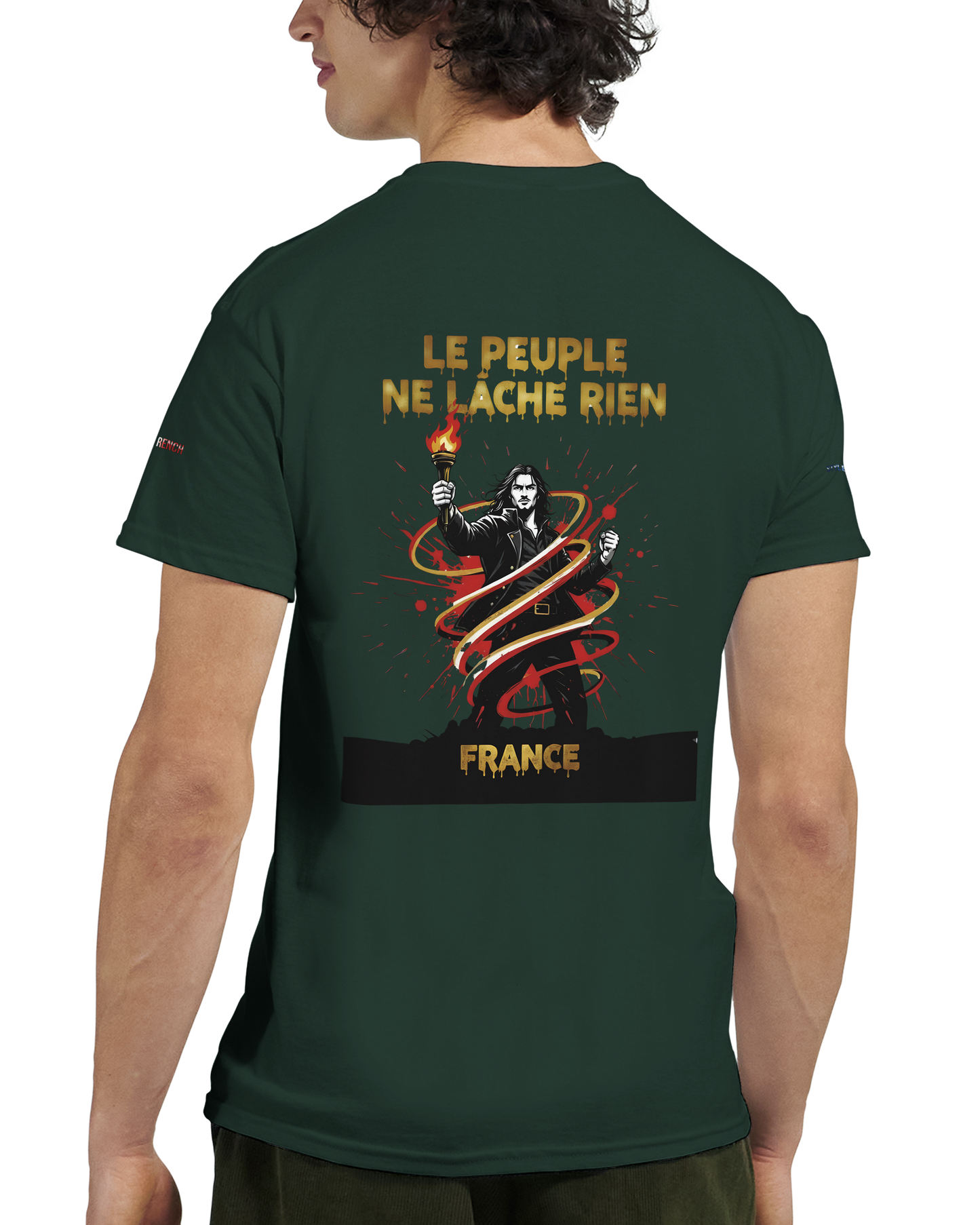 T-shirt Homme Le Peuple Ne Lâche Rien - Coton Premium