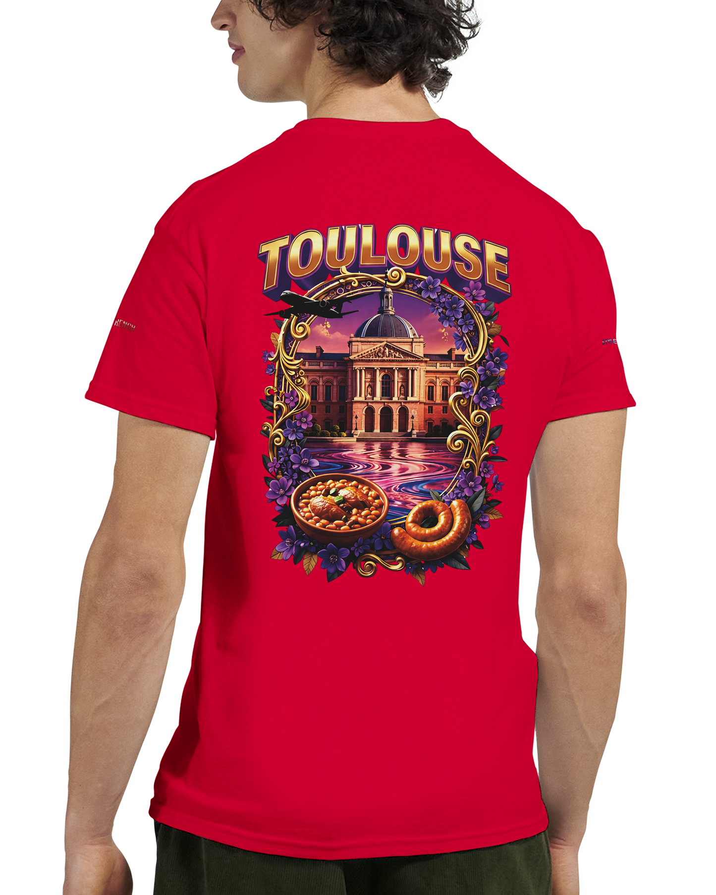 - Unisex Toulouse city of France heavy crewneck t-shirt | Gildan® 5000