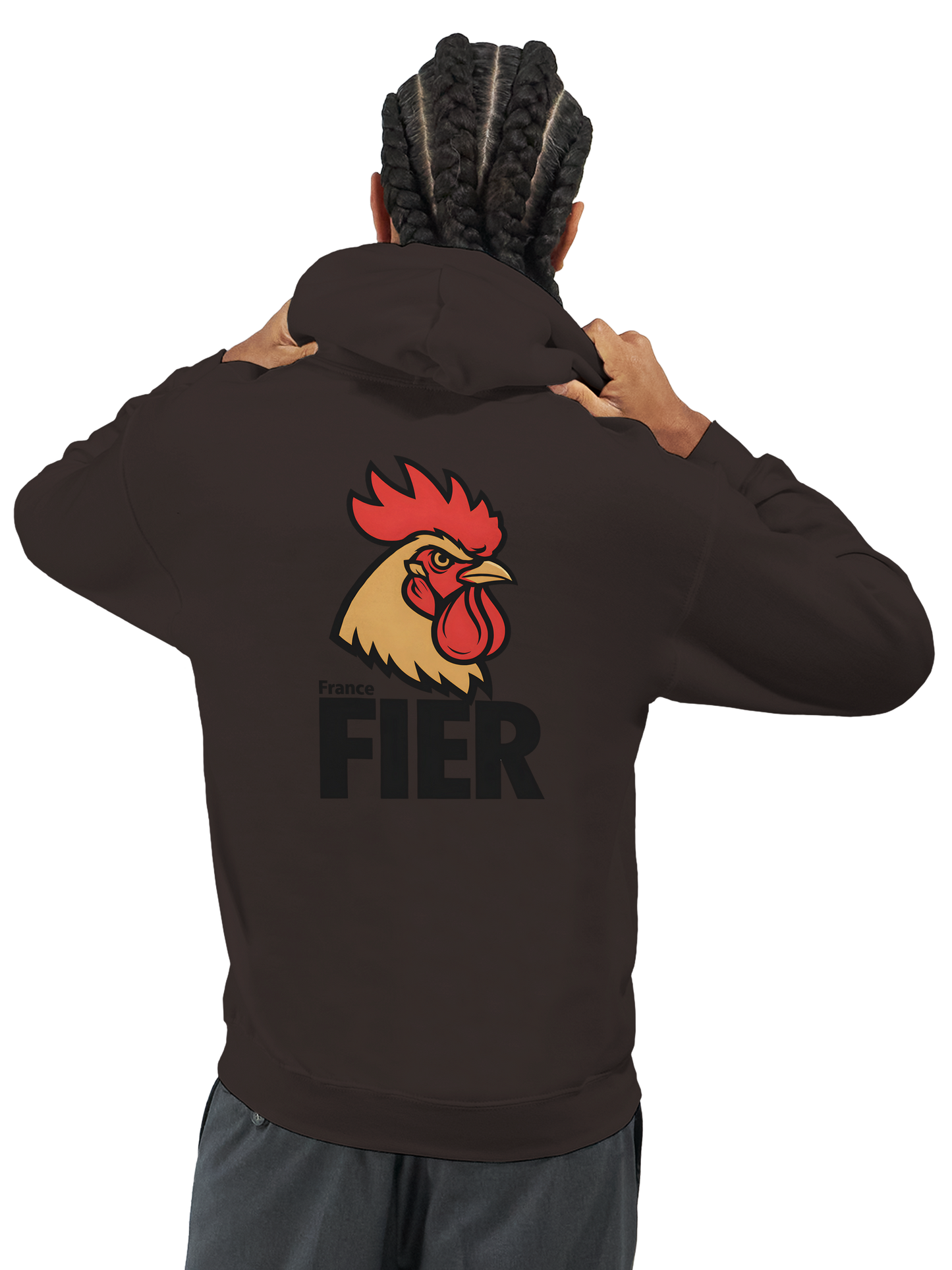 Kapuzenpullover "France Fier" Klassiker | Gildan® 18500