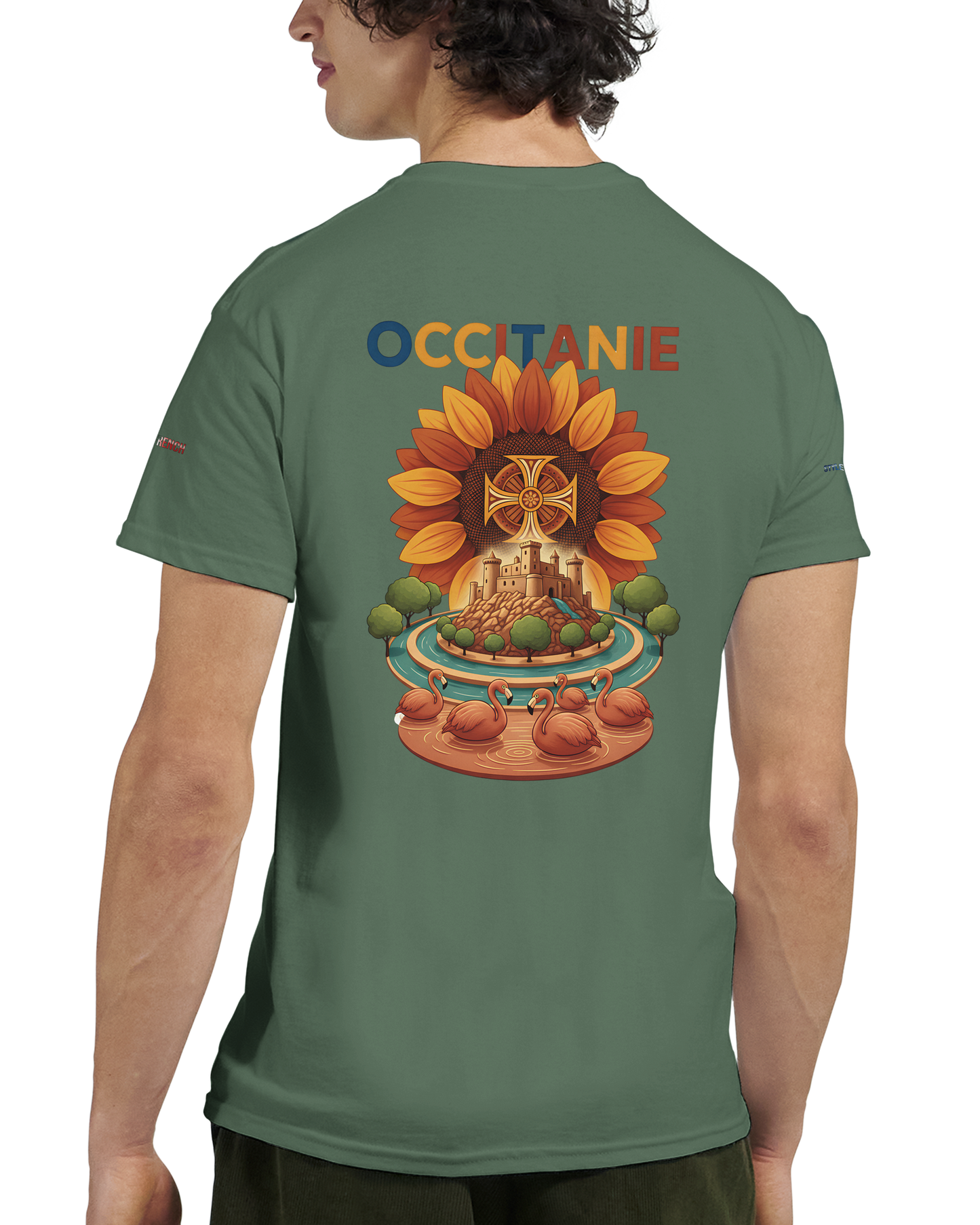 Unisex Occitania T-Shirt, dick, Rundhalsausschnitt | Gildan® 5000