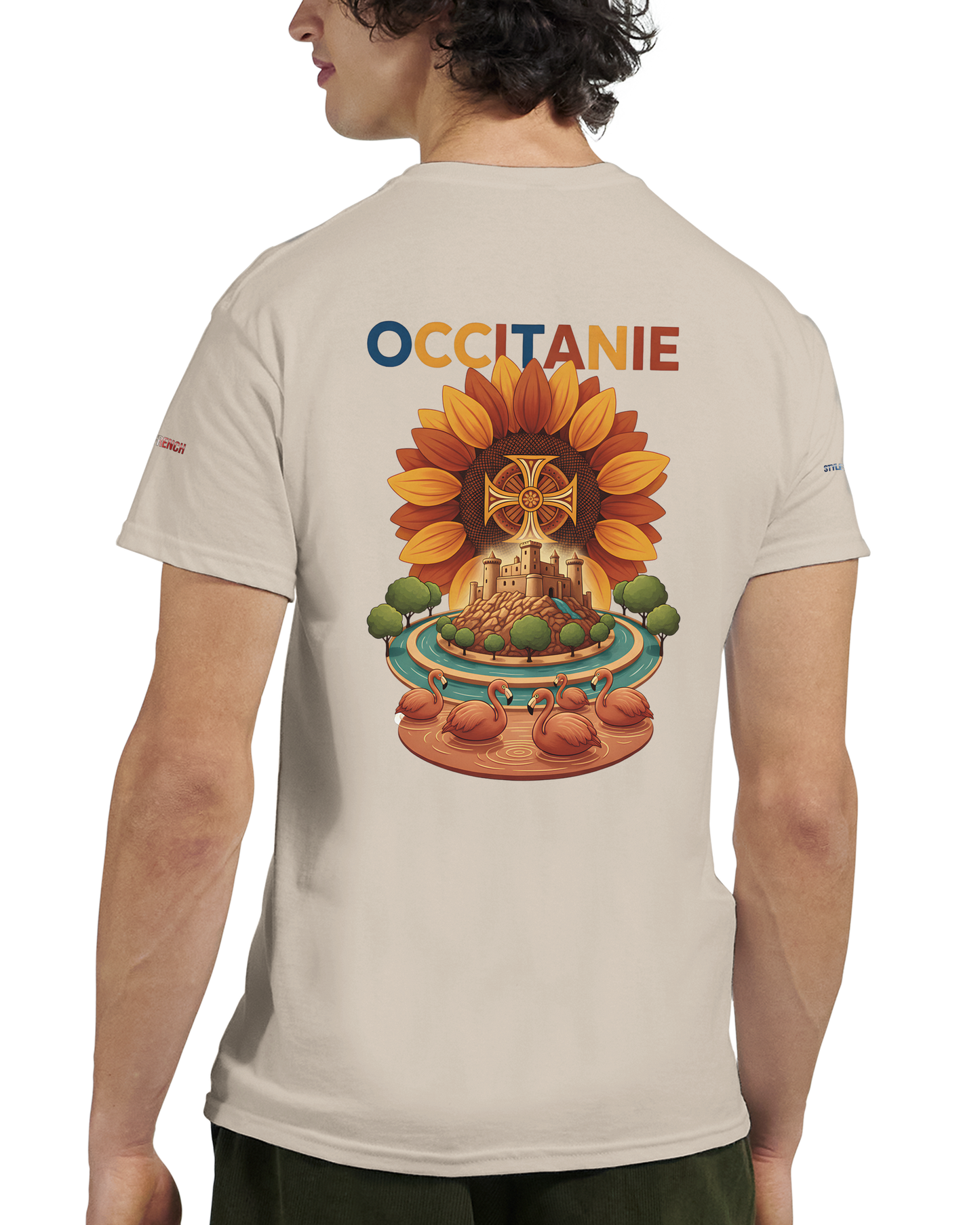Unisex Occitania T-Shirt, dick, Rundhalsausschnitt | Gildan® 5000