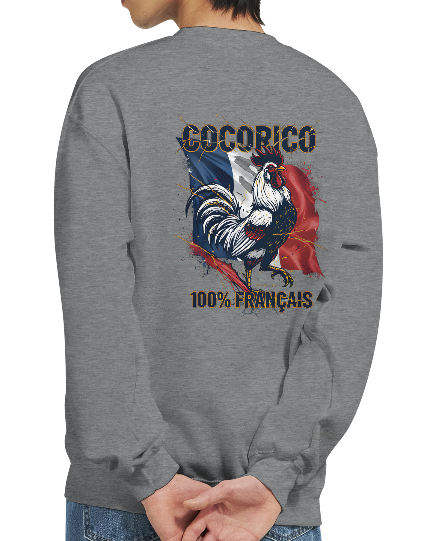 Sweatshirt Cocorico Classic French Style Rundhals | Gildan® 18000