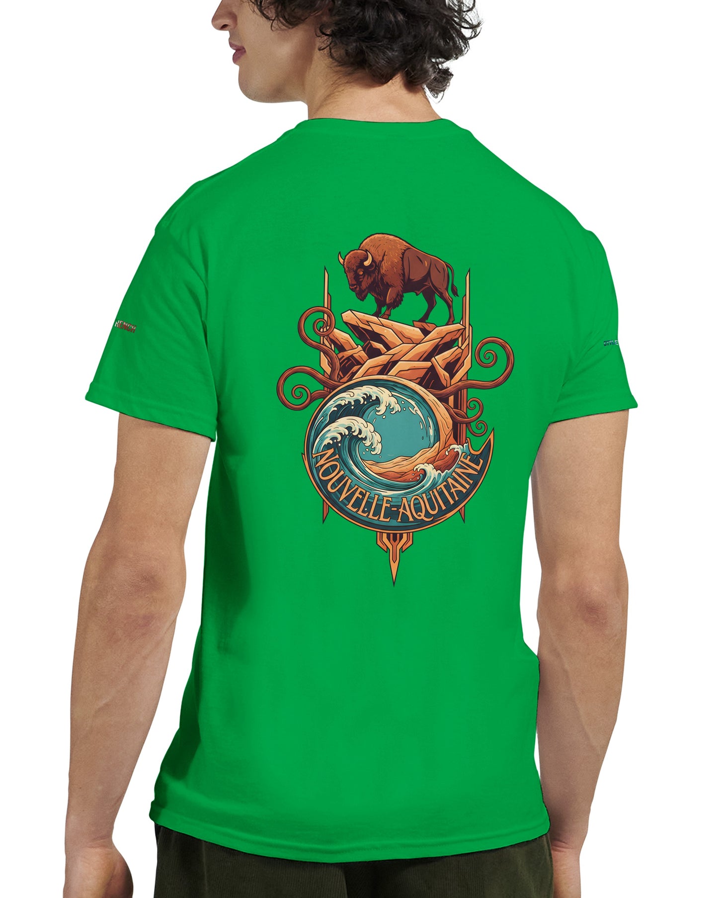T-Shirt Neu-Aquitanien, dick, Rundhalsausschnitt | Gildan® 5000