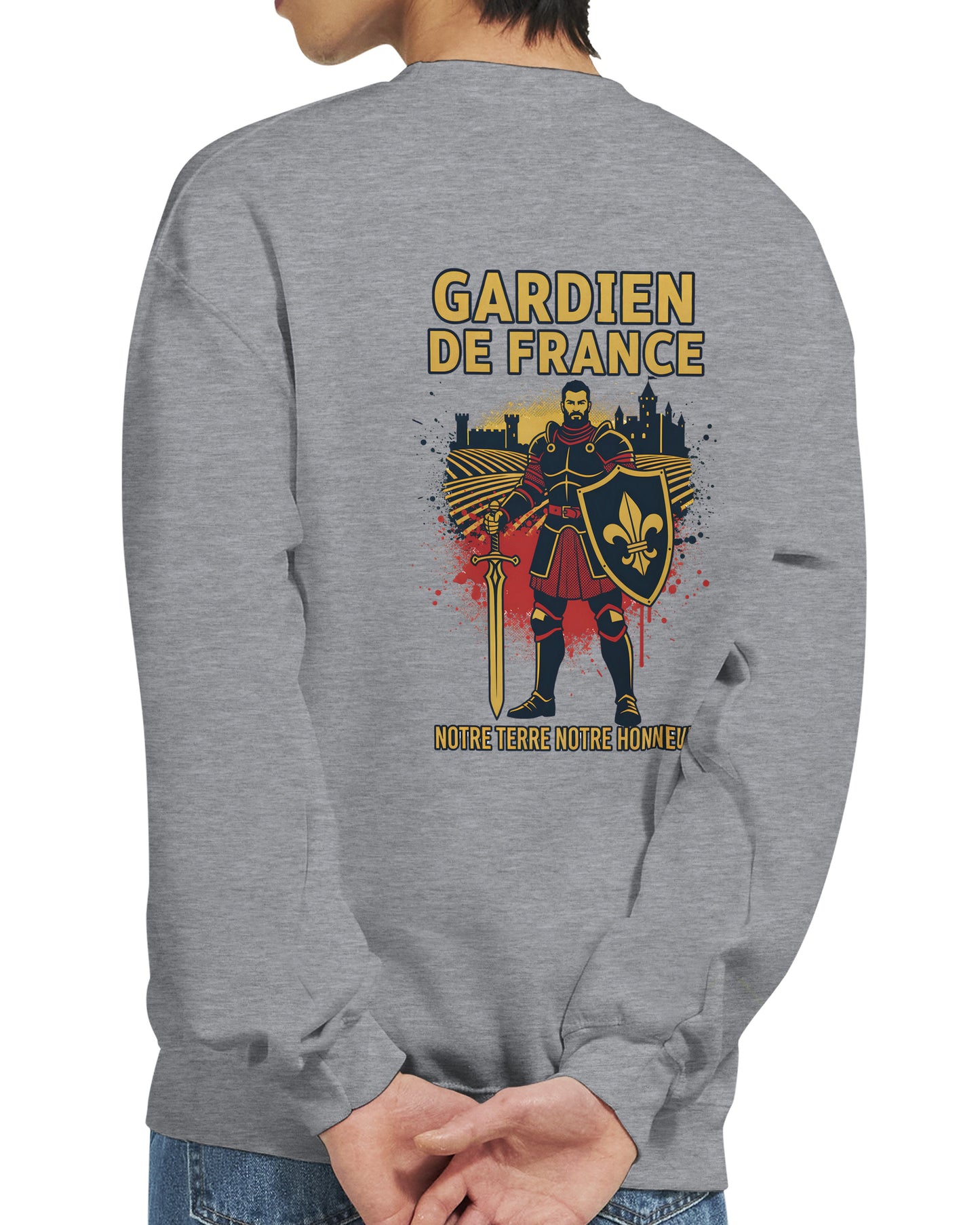 Men's France Goalkeeper Classic Crewneck Sweatshirt | Gildan® 18000