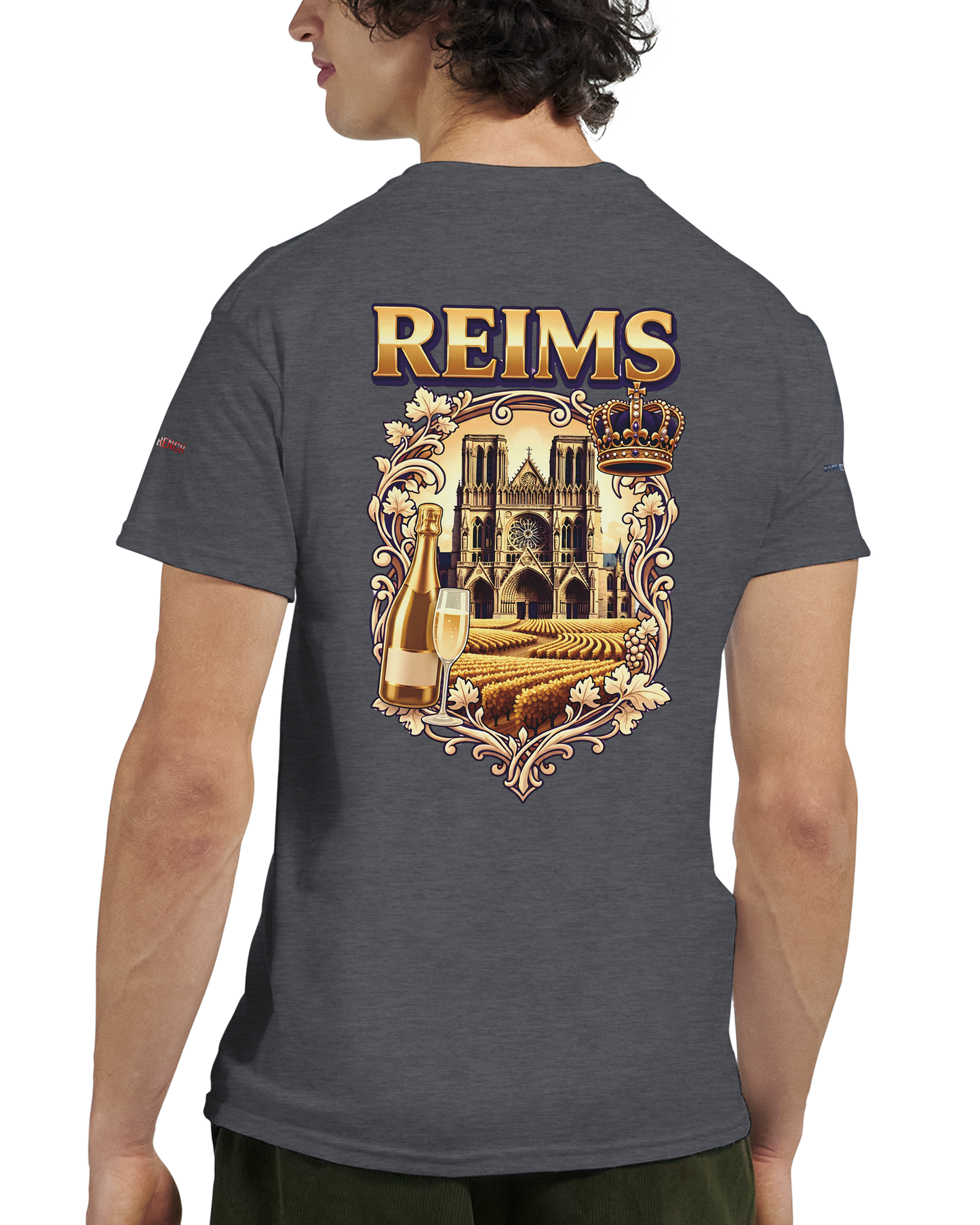 T-shirt Unisexe Reims - Ville de France - Coton Premium