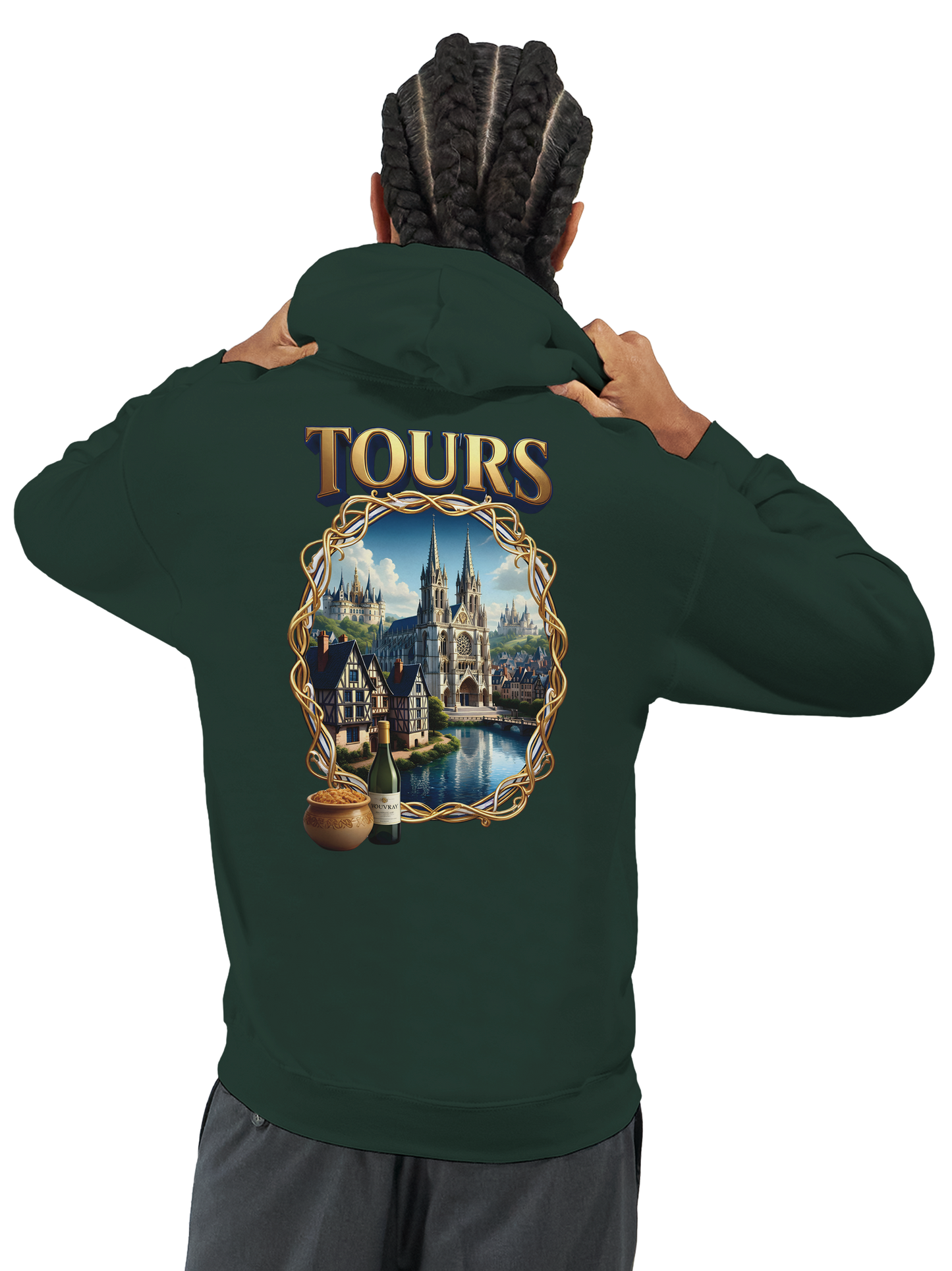 Unisex Tours city of France classic hoodie | Gildan® 18500