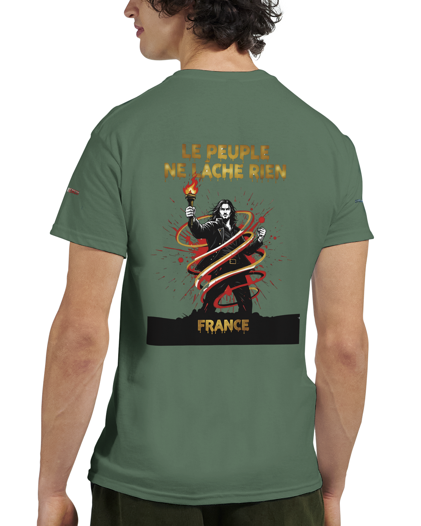 T-shirt Homme Le Peuple Ne Lâche Rien - Coton Premium