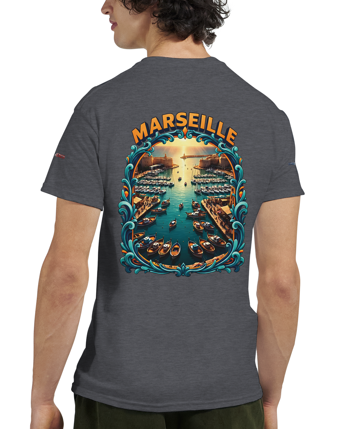 Unisex-T-Shirt Marseille, dick, Rundhalsausschnitt | Gildan® 5000