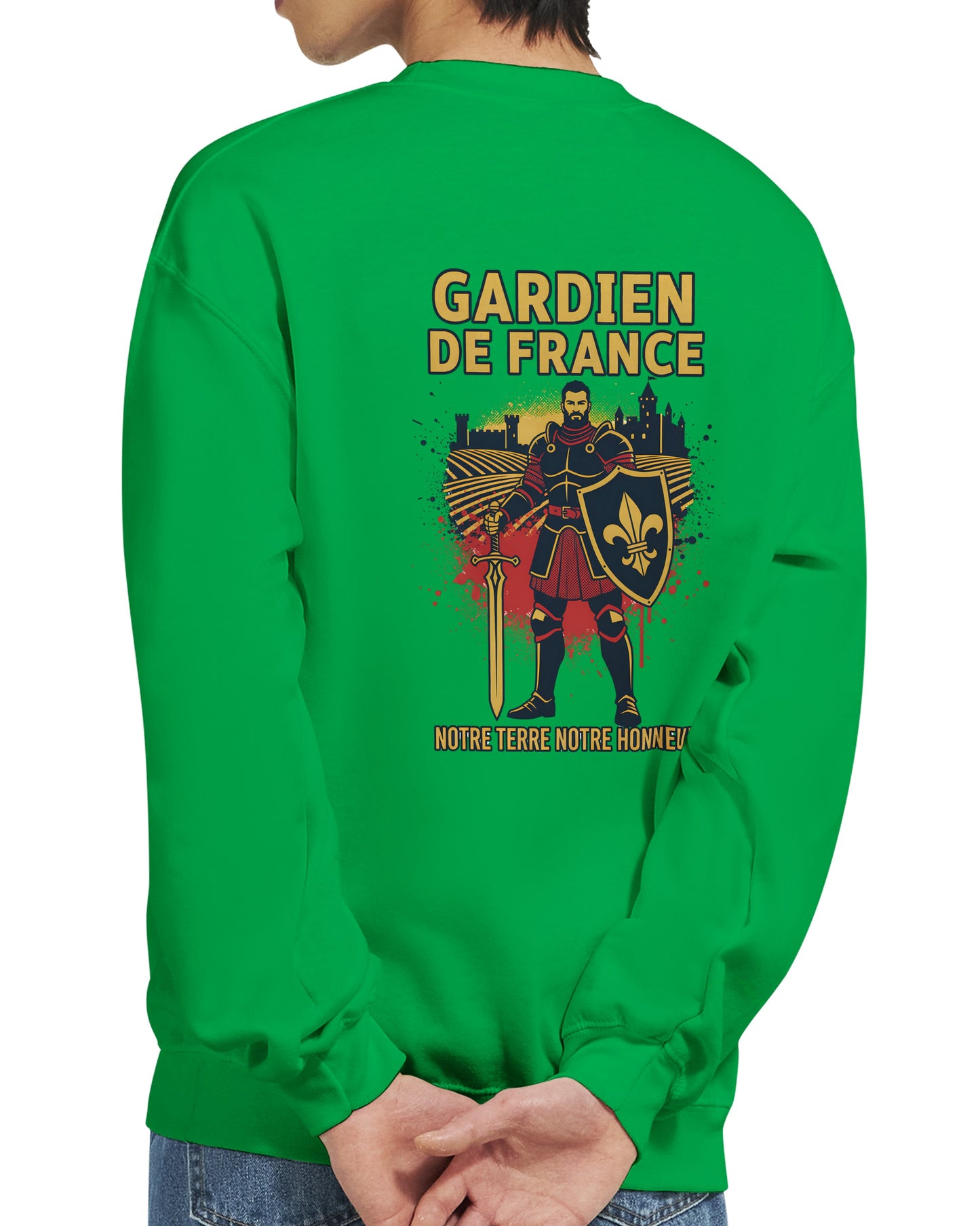 Men's France Goalkeeper Classic Crewneck Sweatshirt | Gildan® 18000