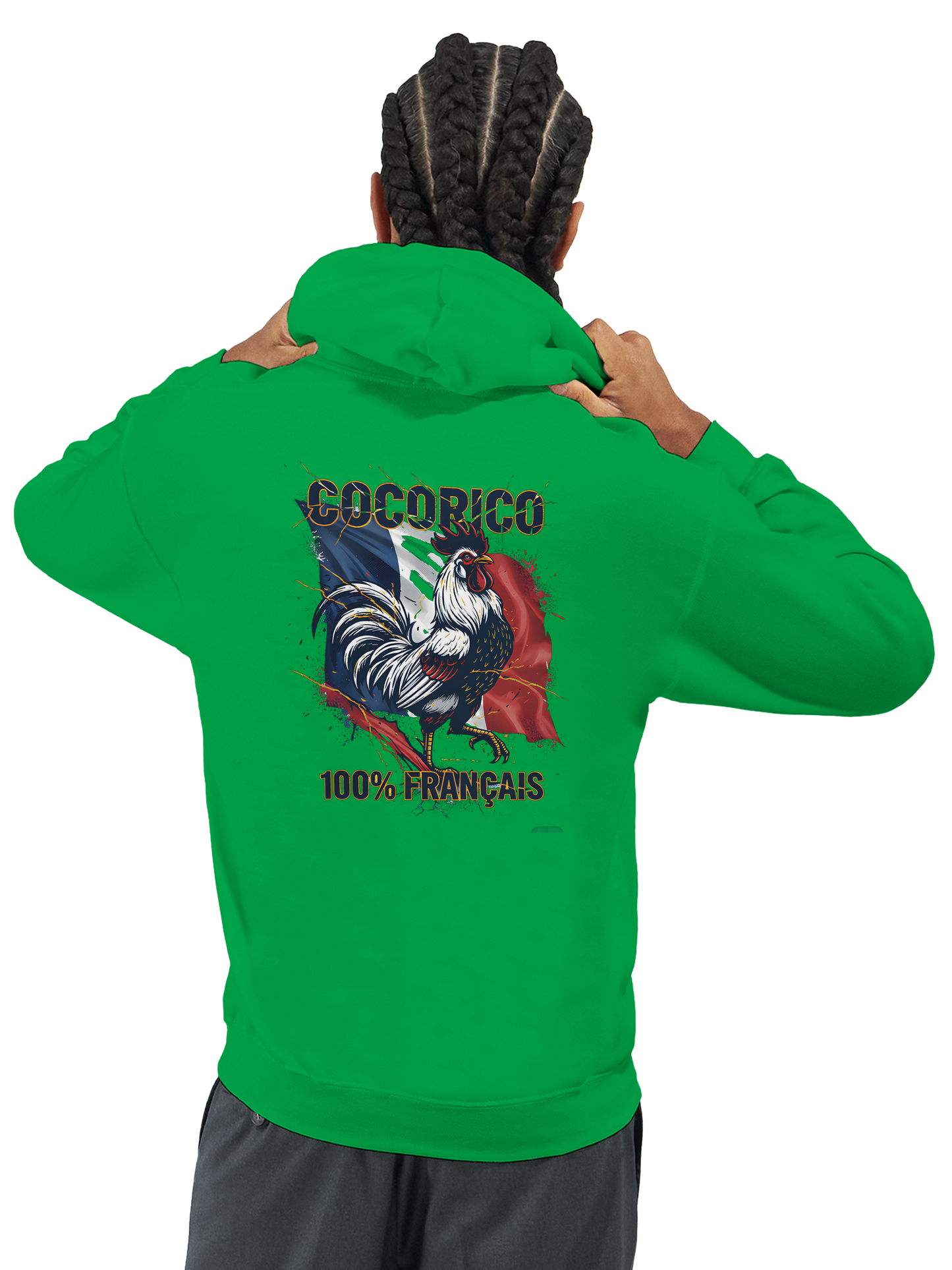 Cocorico Hoodie klassischer französischer Stil | Gildan® 18500