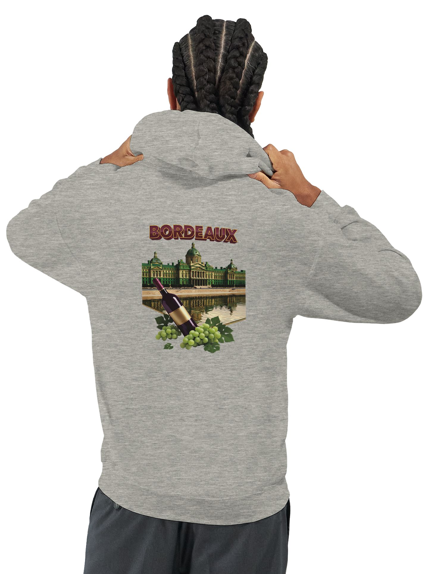 Unisex-Hoodie Bordeaux Stadt Frankreich klassisch | Gildan® 18500