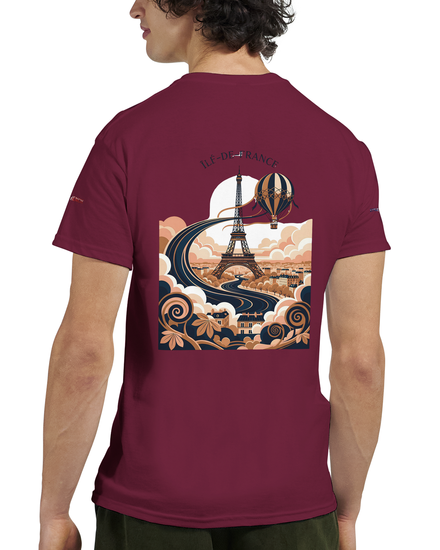 Unisex T-Shirt Île-de-France dick rundhals | Gildan® 5000
