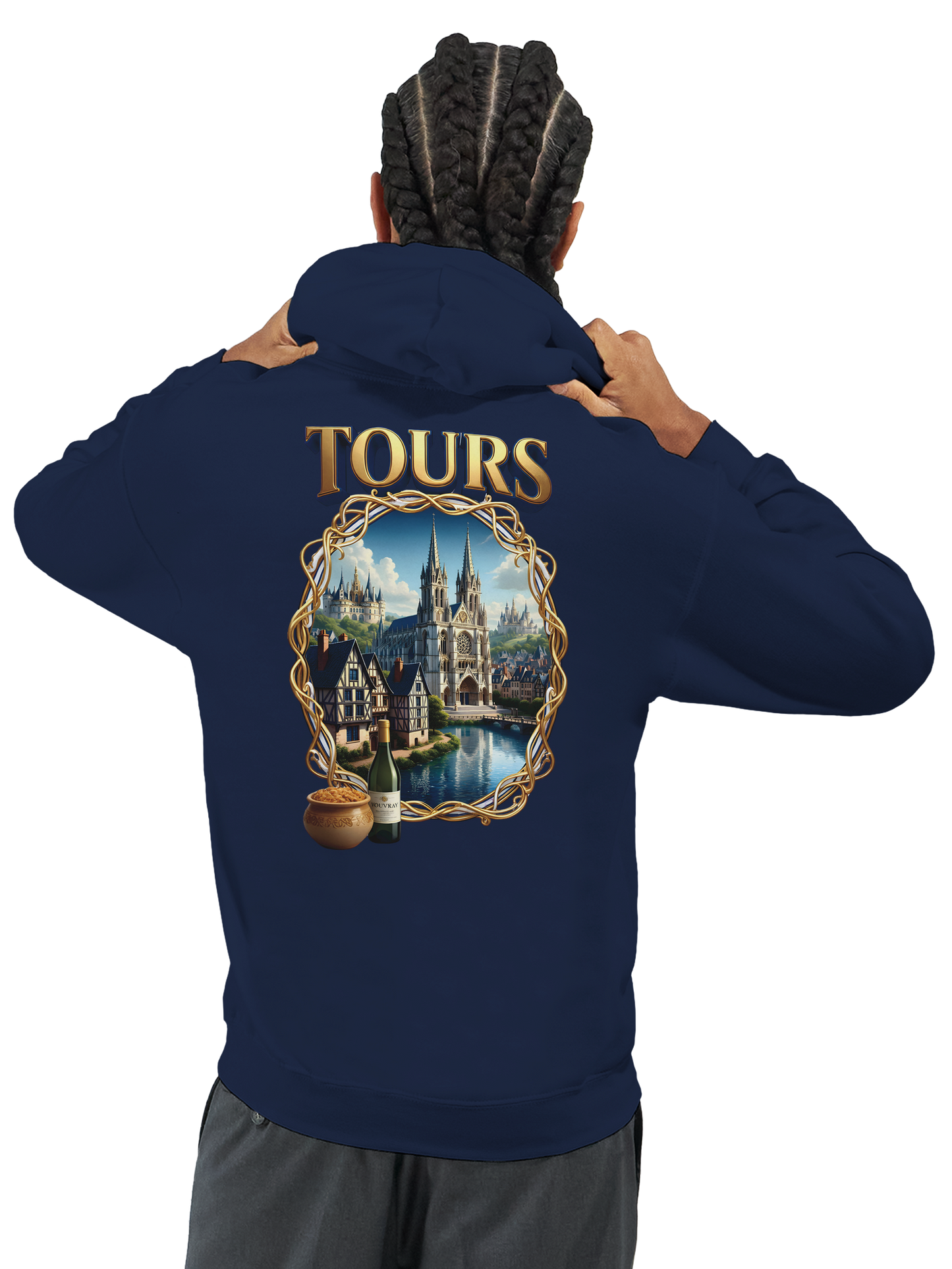 Unisex Tours city of France classic hoodie | Gildan® 18500