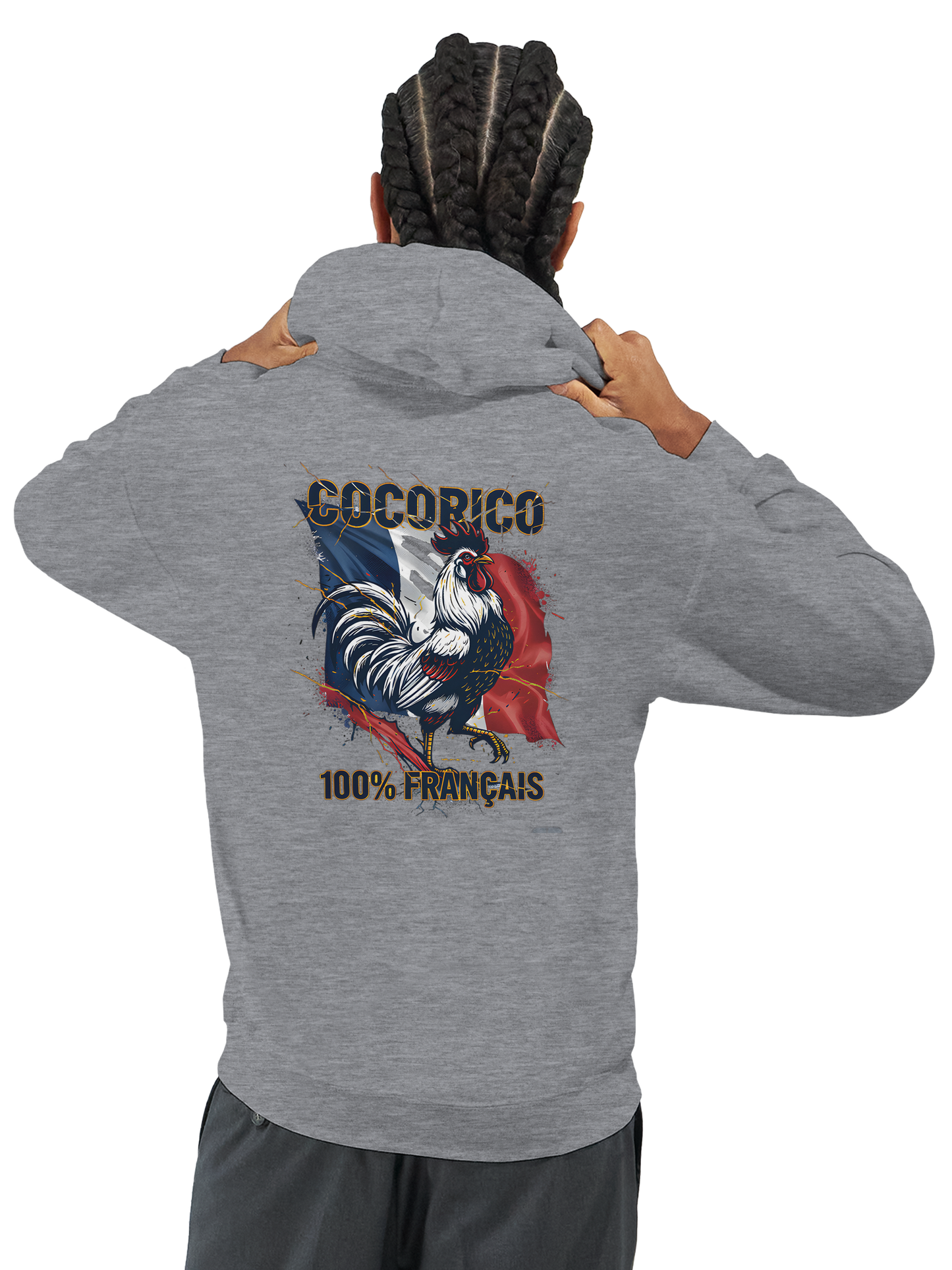 Cocorico Hoodie klassischer französischer Stil | Gildan® 18500