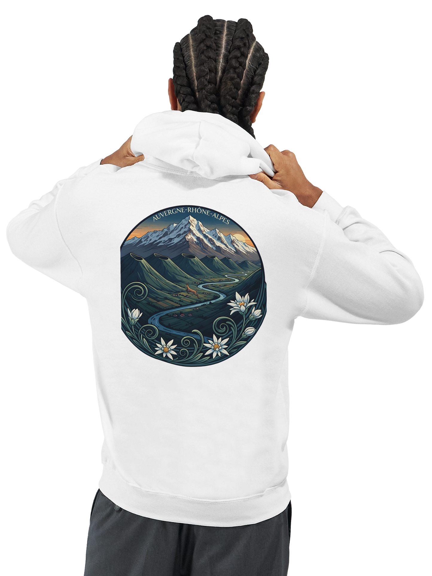 Klassischer Unisex-Kapuzenpullover Auvergne-Rhône-Alpes | Gildan® 18500