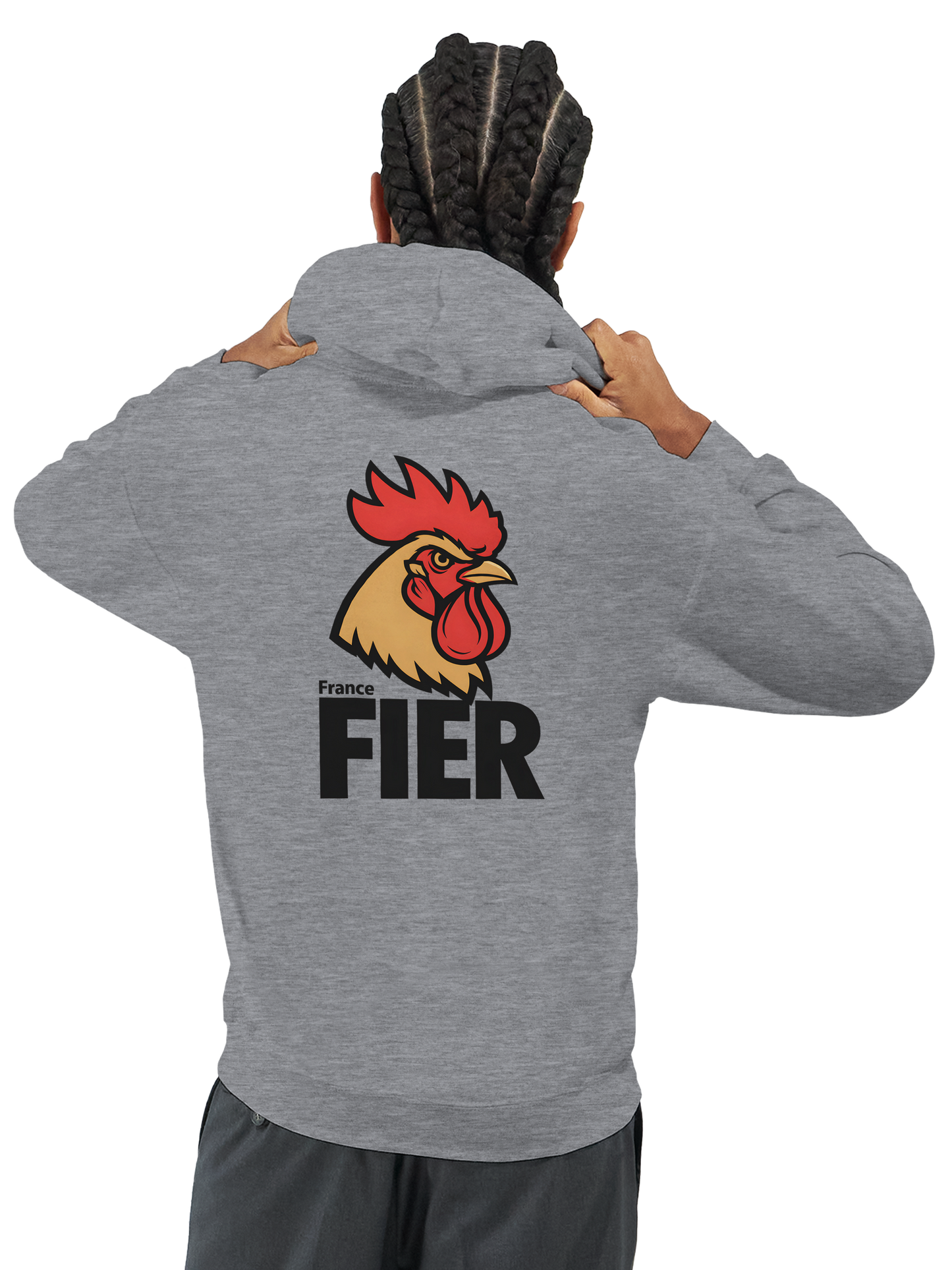 Kapuzenpullover "France Fier" Klassiker | Gildan® 18500