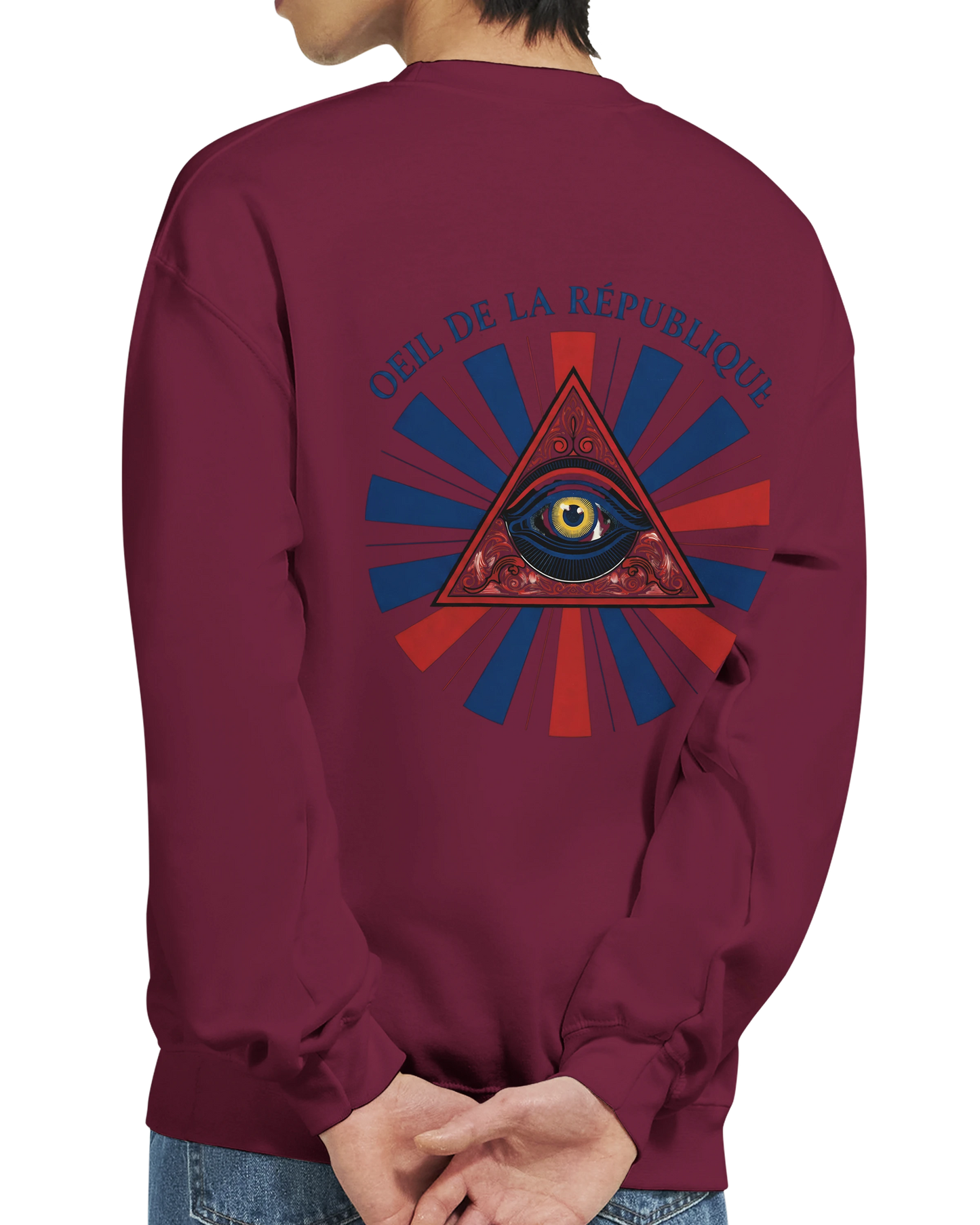 Men's Eye of the Republic Classic Crewneck Sweatshirt | Gildan® 18000
