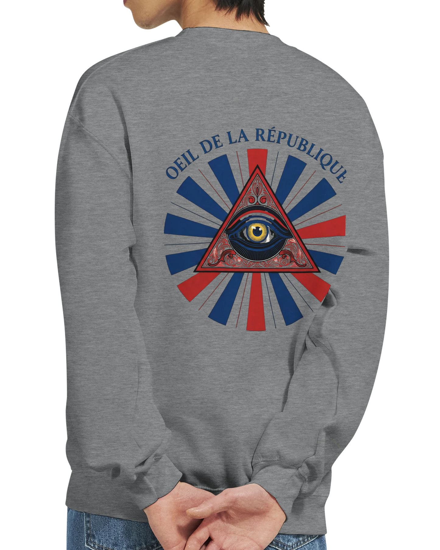 Men's Eye of the Republic Classic Crewneck Sweatshirt | Gildan® 18000