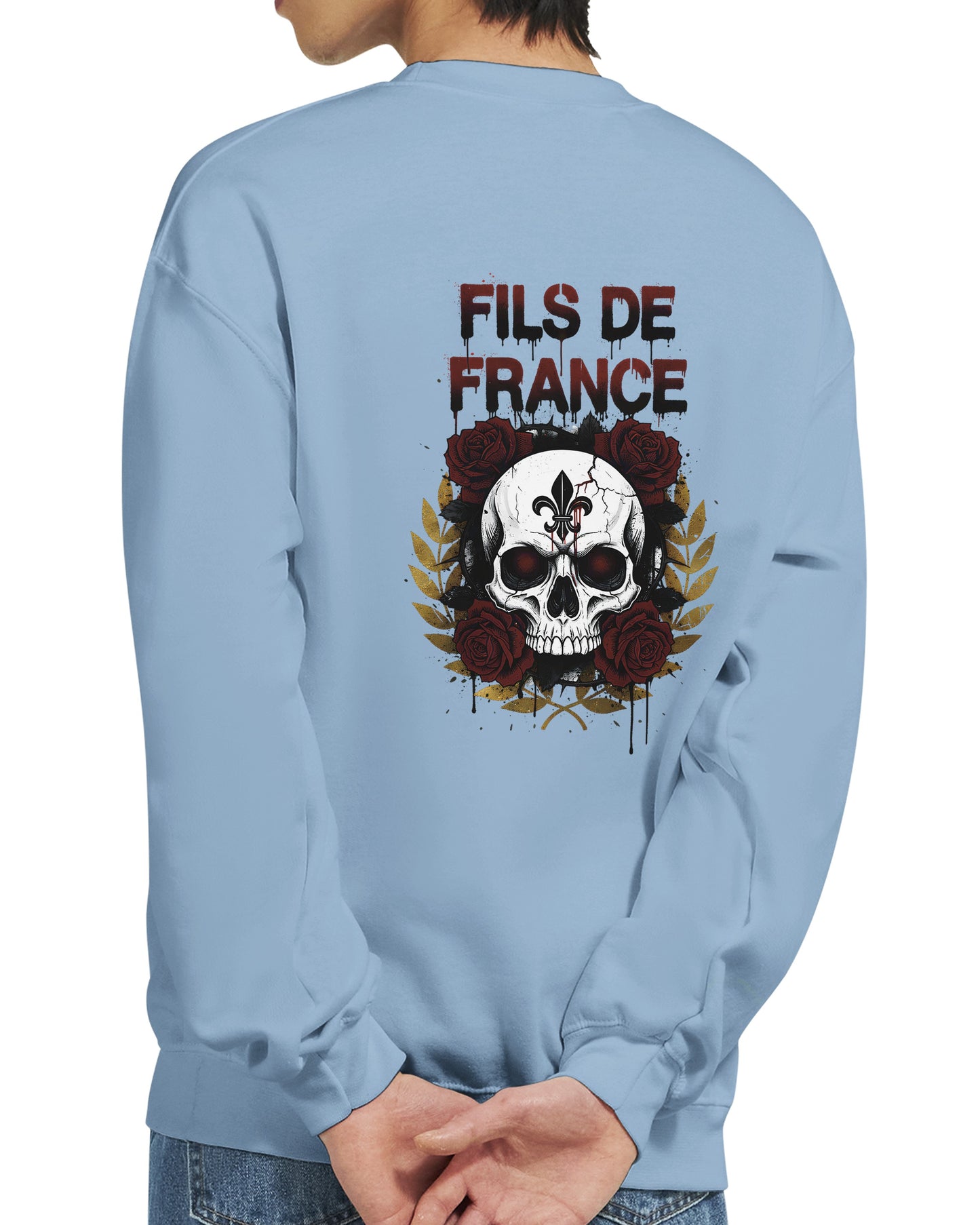 Sweatshirt Fils de France Herren French Style Klassisch Rundhals | Gildan® 18000