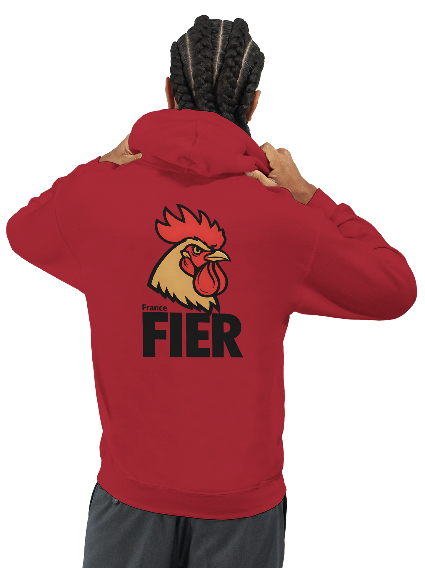 Kapuzenpullover "France Fier" Klassiker | Gildan® 18500